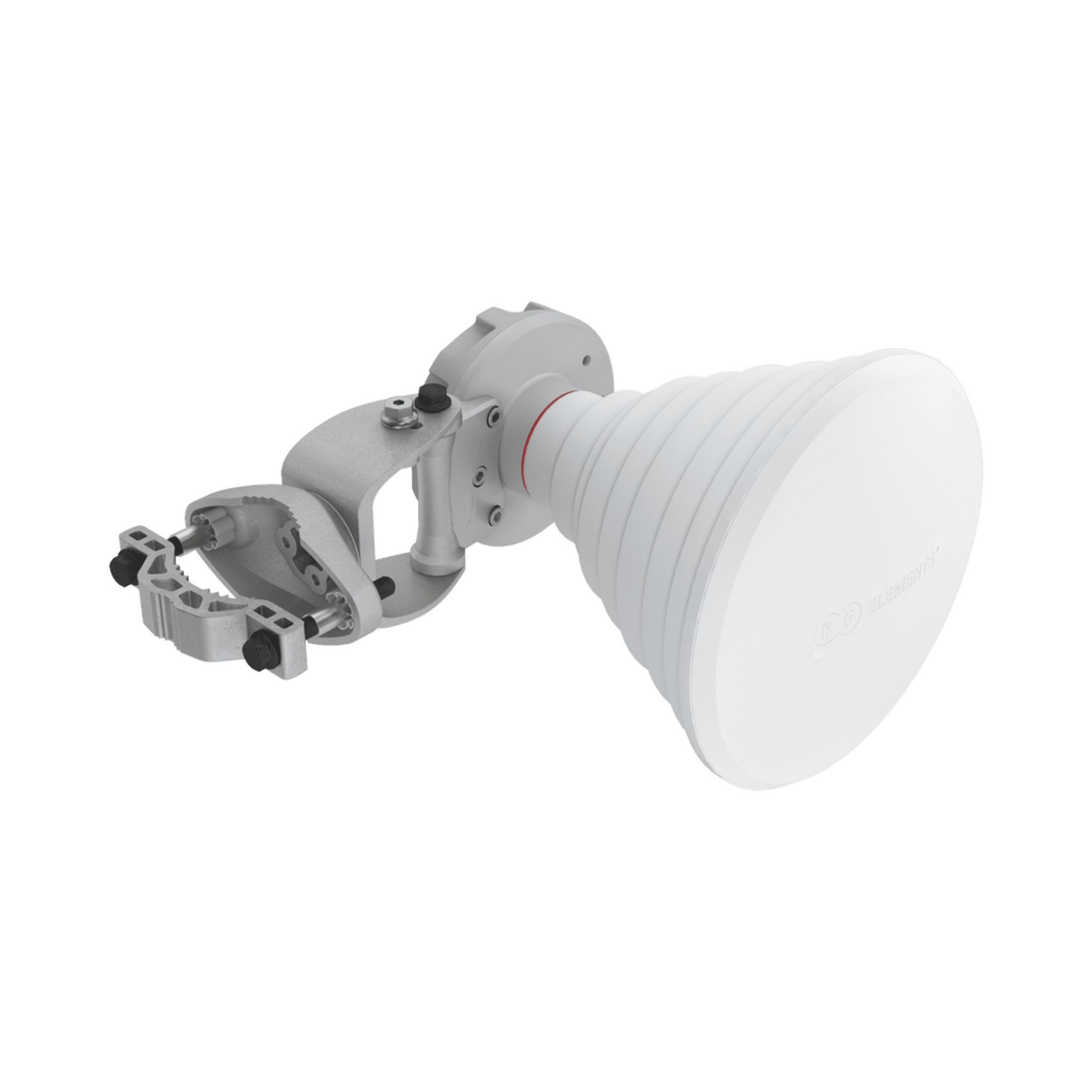 Antena Symmetrical Horn 30° / 4ta Generación / Rango de Frecuencia 5100 - 6775 MHz / Ganancia 18 dBi /  IP55 / Montaje en Poste 20-55 mm / Resistencia al Viento 160 km/h HG4TPS30