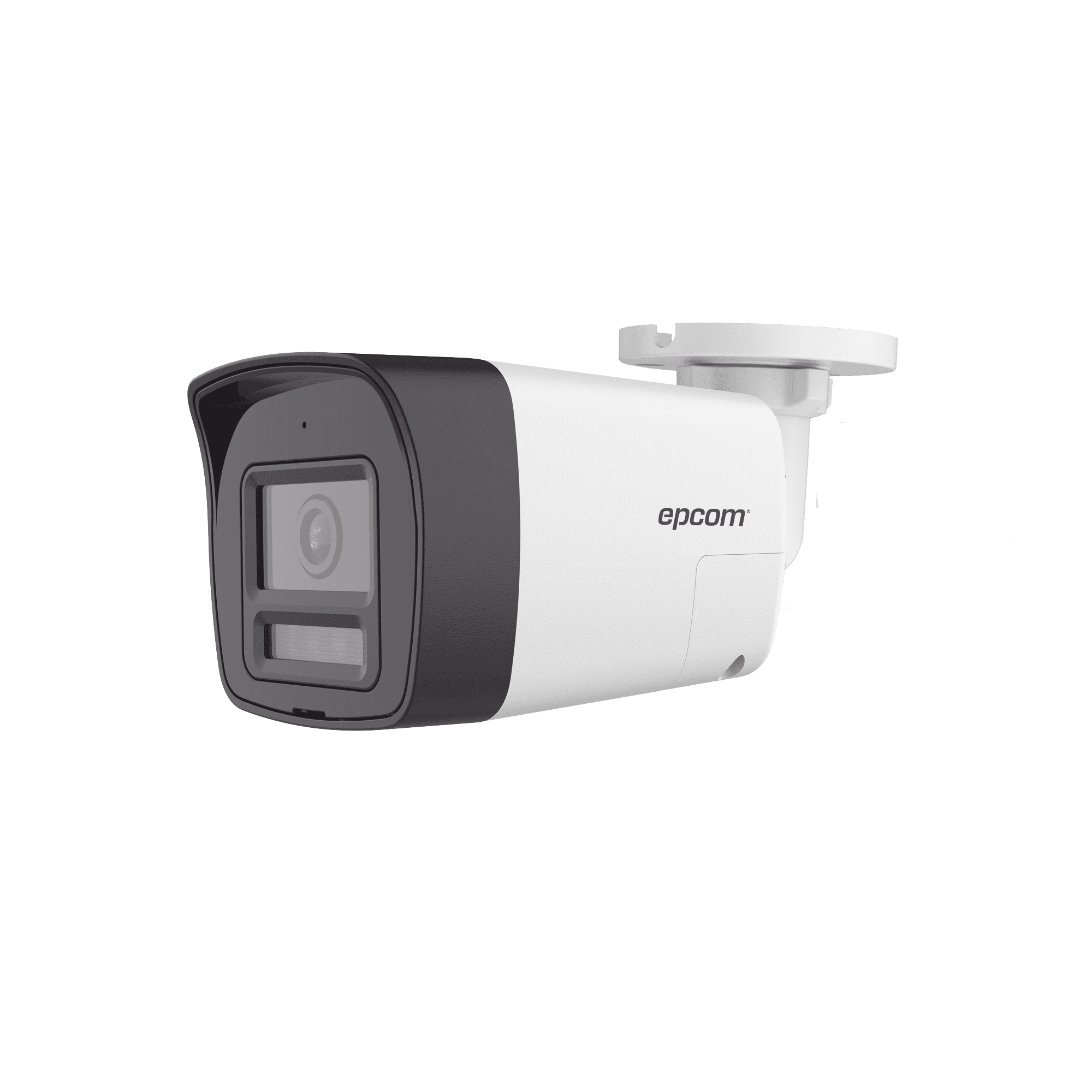 [Audio Bidireccional + Dual Light + ColorVu] Bala TURBOHD 4K (8 Megapixel) / Lente 2.8 mm / 30 mts IR EXIR + 20 mts Luz Blanca / Micrófono y Bocina Integrado / Exterior IP67 / Metal / dWDR B4K-TURBO-EX