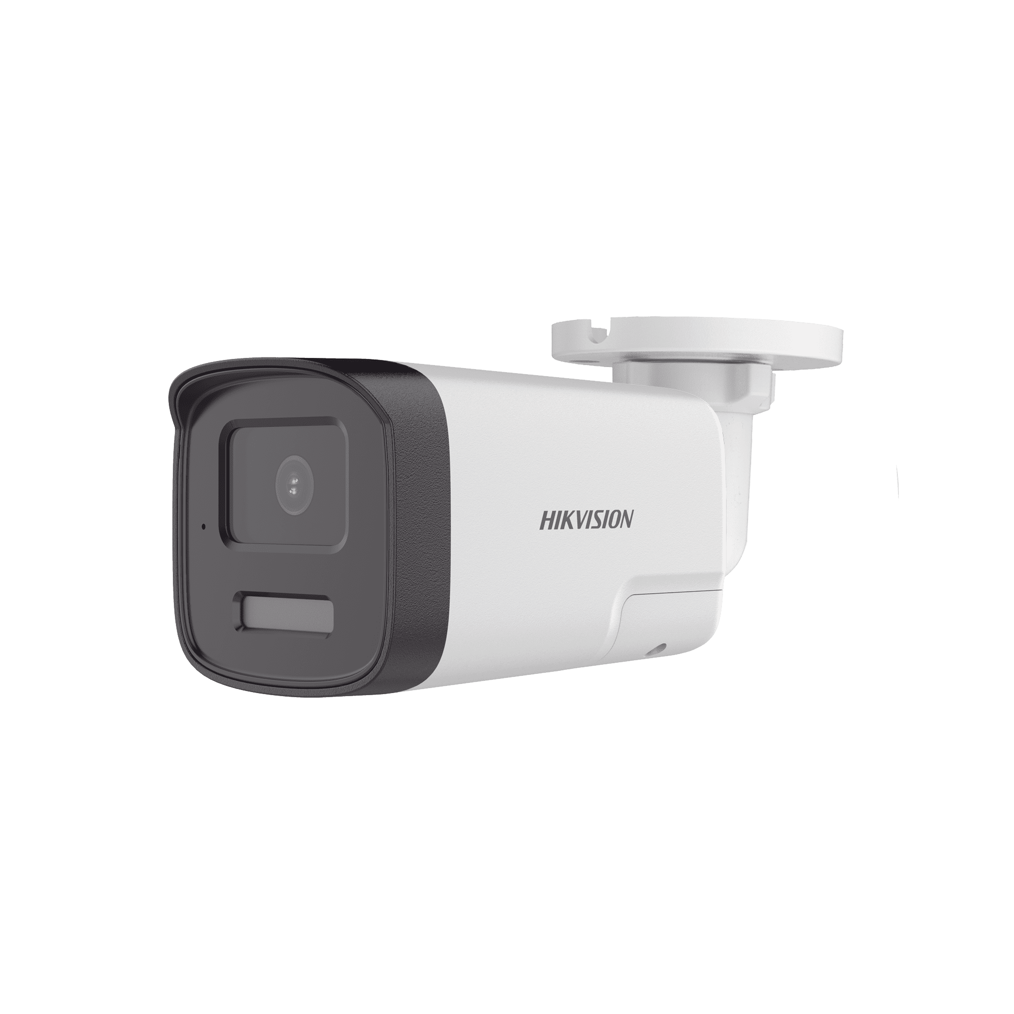 [Audio Bidireccional + Dual Light + ColorVu] Bala TURBOHD 4K (8 Megapixel) / Lente 2.8 mm / 40 mts IR EXIR + 40 mts Luz Blanca / Micrófono y Bocina Integrado / Exterior IP67 / Metal / dWDR DS-2CE17U0-TLTS