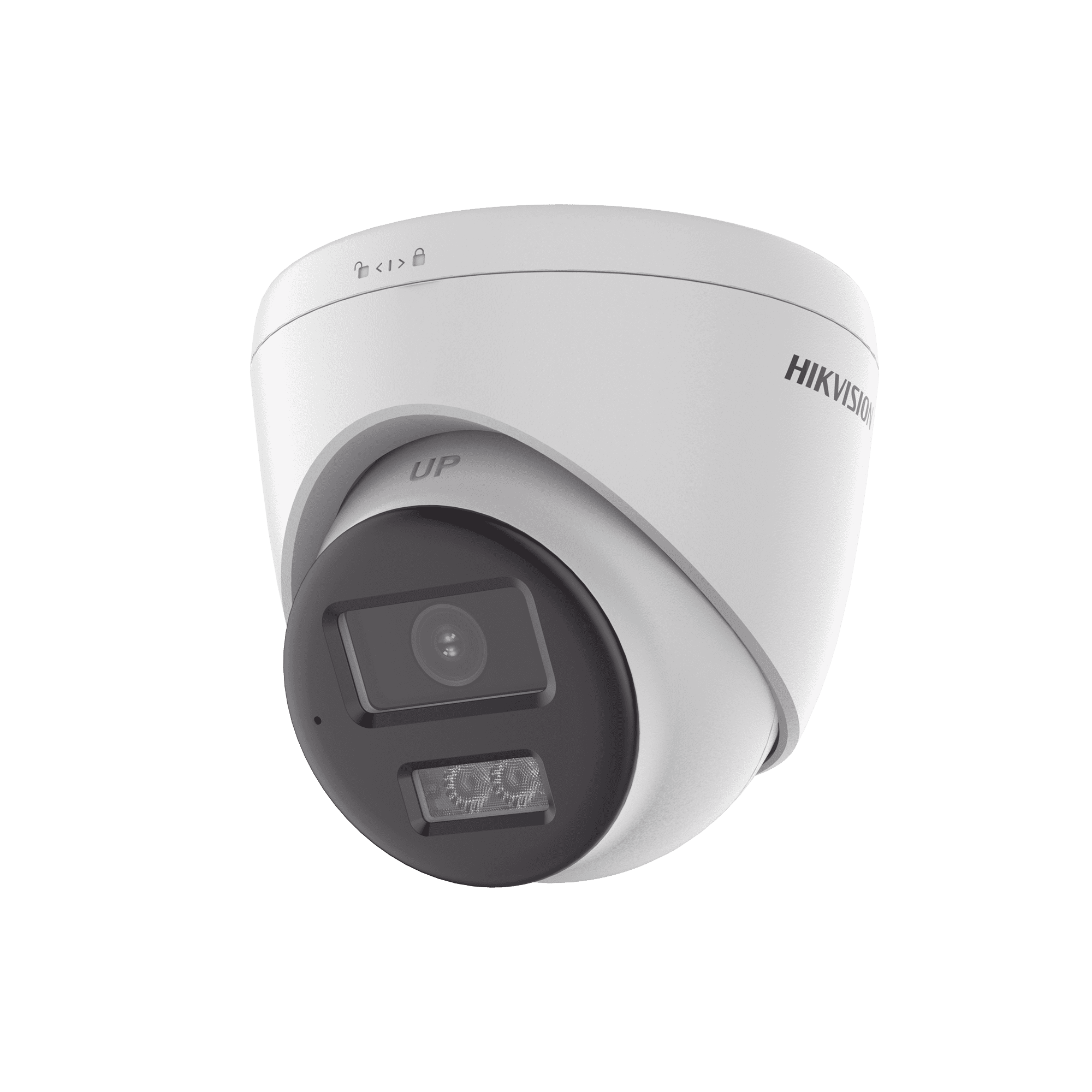 [Audio Bidireccional + Dual Light + ColorVu] Turret TURBOHD 4K (8 Megapixel) / Lente 2.8 mm / 40 mts IR EXIR + 40 mts Luz Blanca / Micrófono y Bocina Integrado / Exterior IP67 / dWDR DS-2CE78U0T-LTS