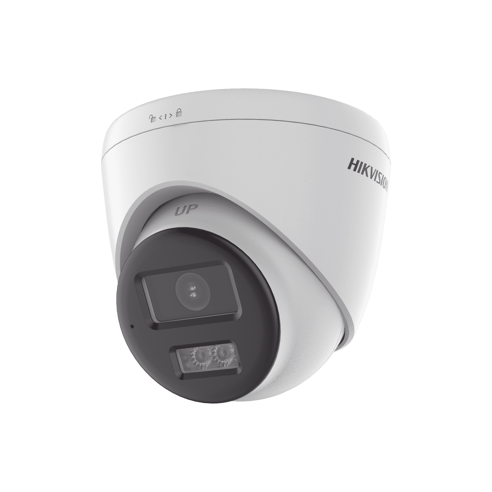 [Audio Bidireccional + Sirena & Estrobo + Dual Light + ColorVu] Turret TURBOHD 4K (8 Megapixel)  / Lente 2.8 mm / 40 mts IR EXIR + 40 mts Luz Blanca / Sirena / Micrófono y Bocina Integrado / Exterior IP67 / dWDR DS-2CE78U0T-LXTS