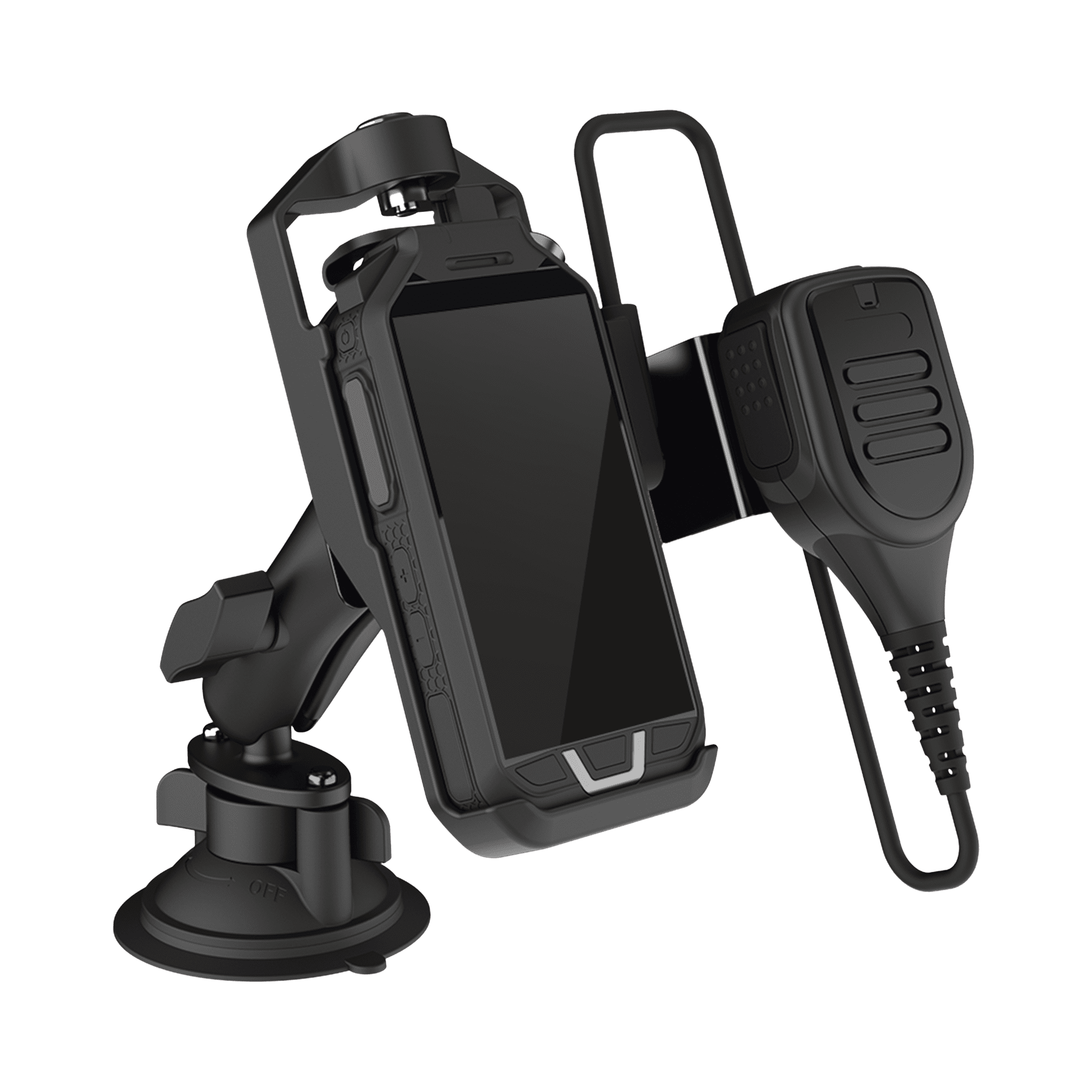 Base para Vehículo Compatible con RugGear RG725 y RG750, Incluye Puerto de Carga 13035500