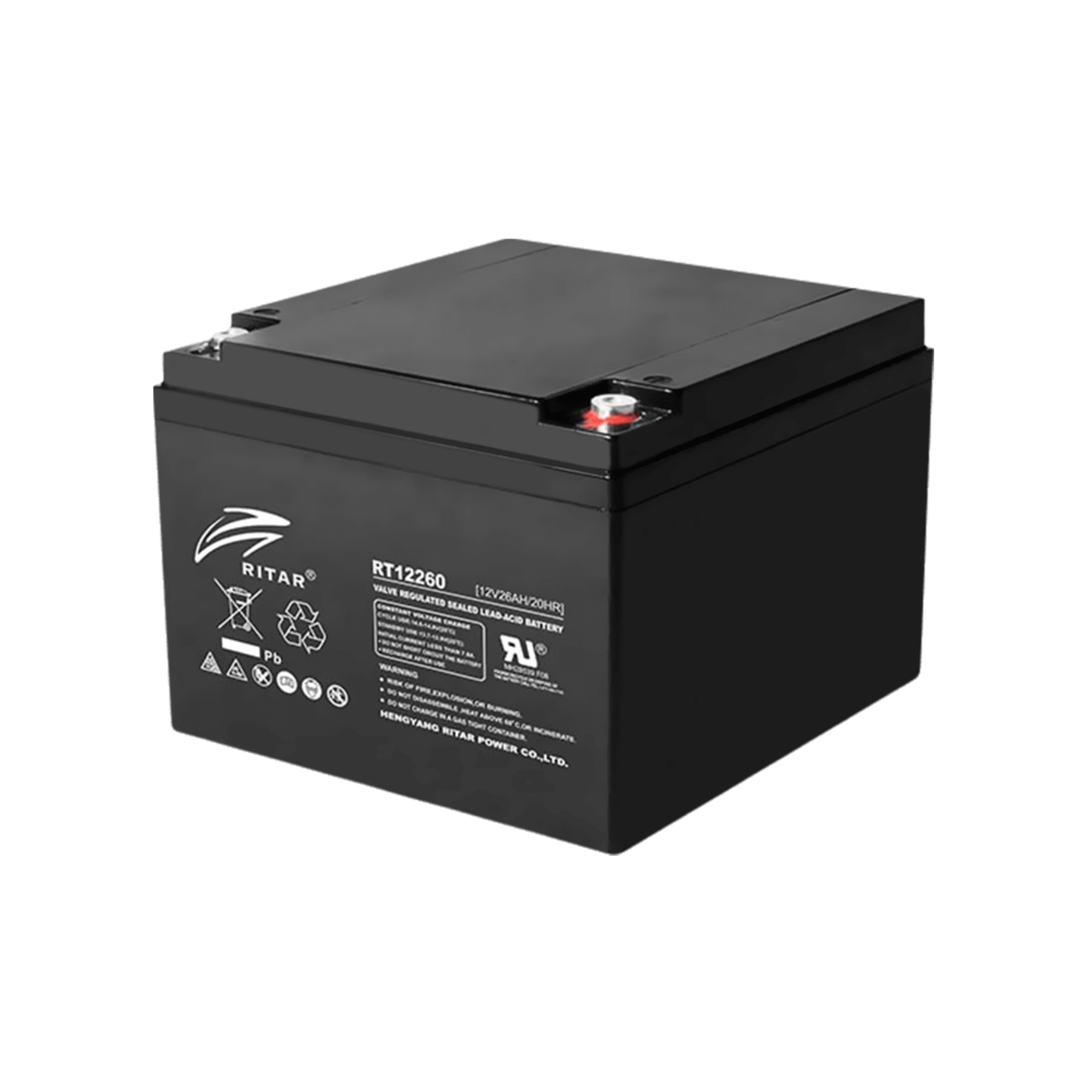 Batería 12Vcc 26Ah para UPS Trifásico Cyberpower RB1226