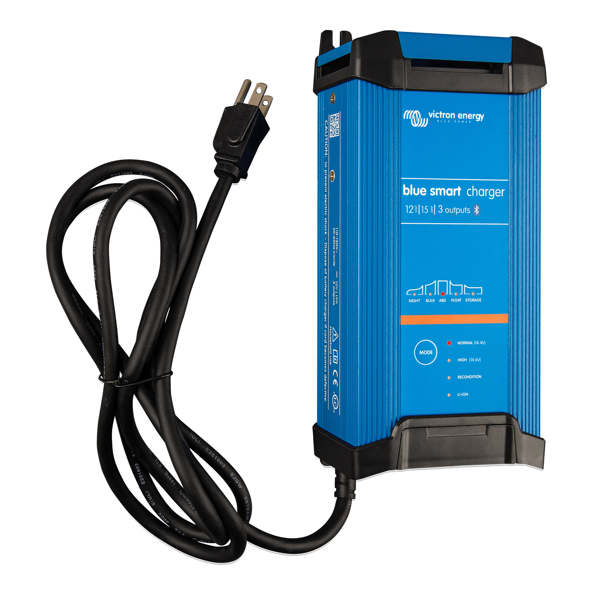 Blue Smart IP22 12/15(1) / Cargador de Baterías 12V, 15A / Para Ambientes Marinos y Terrestres. /  Bancos de 100 a 200 Ah BSIP2212/15