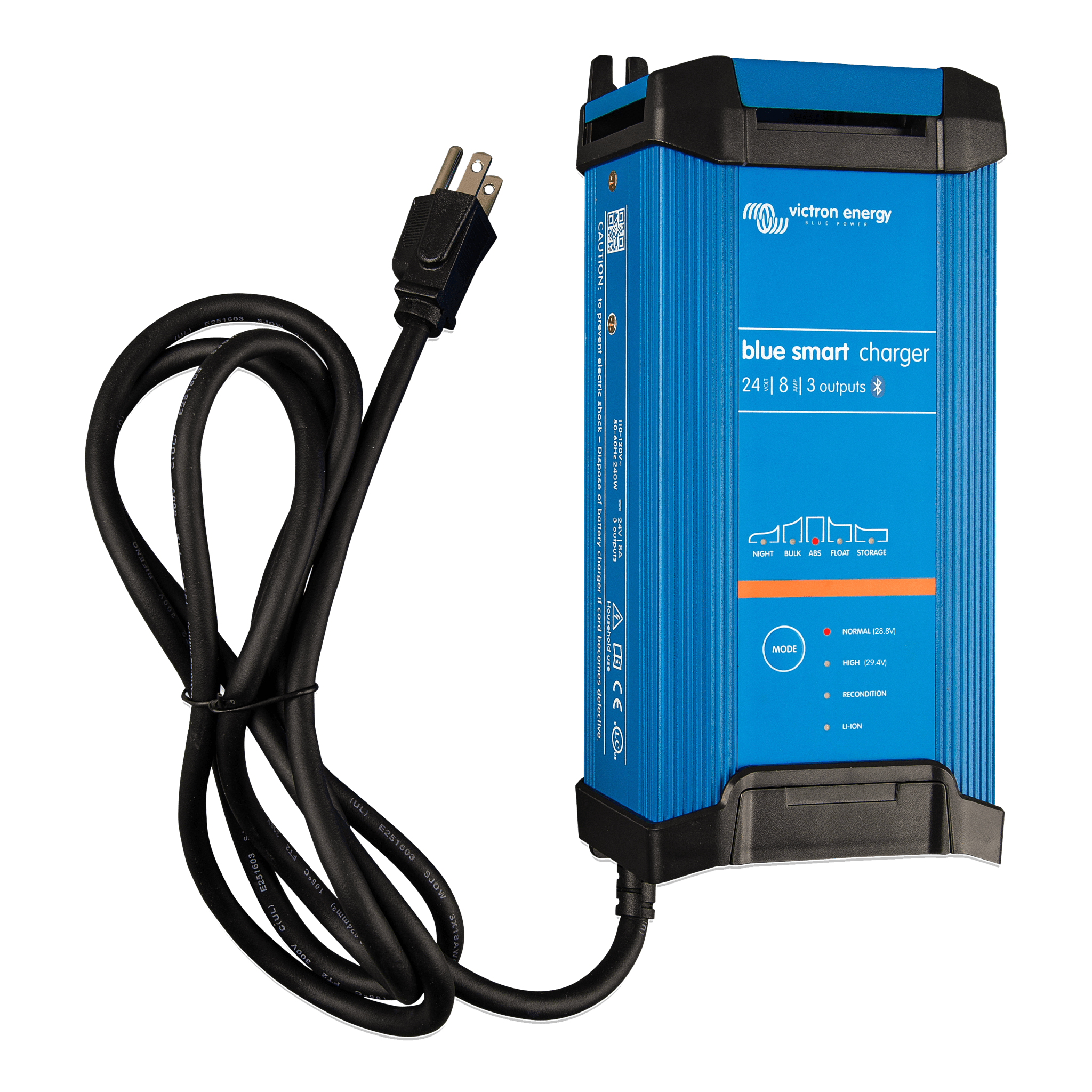 Blue Smart IP22 24/16(1) / Cargador de Baterías 24V, 16A / Para Ambientes Marinos y Terrestres. /  Bancos de 110 a 210 Ah BSIP2224/16