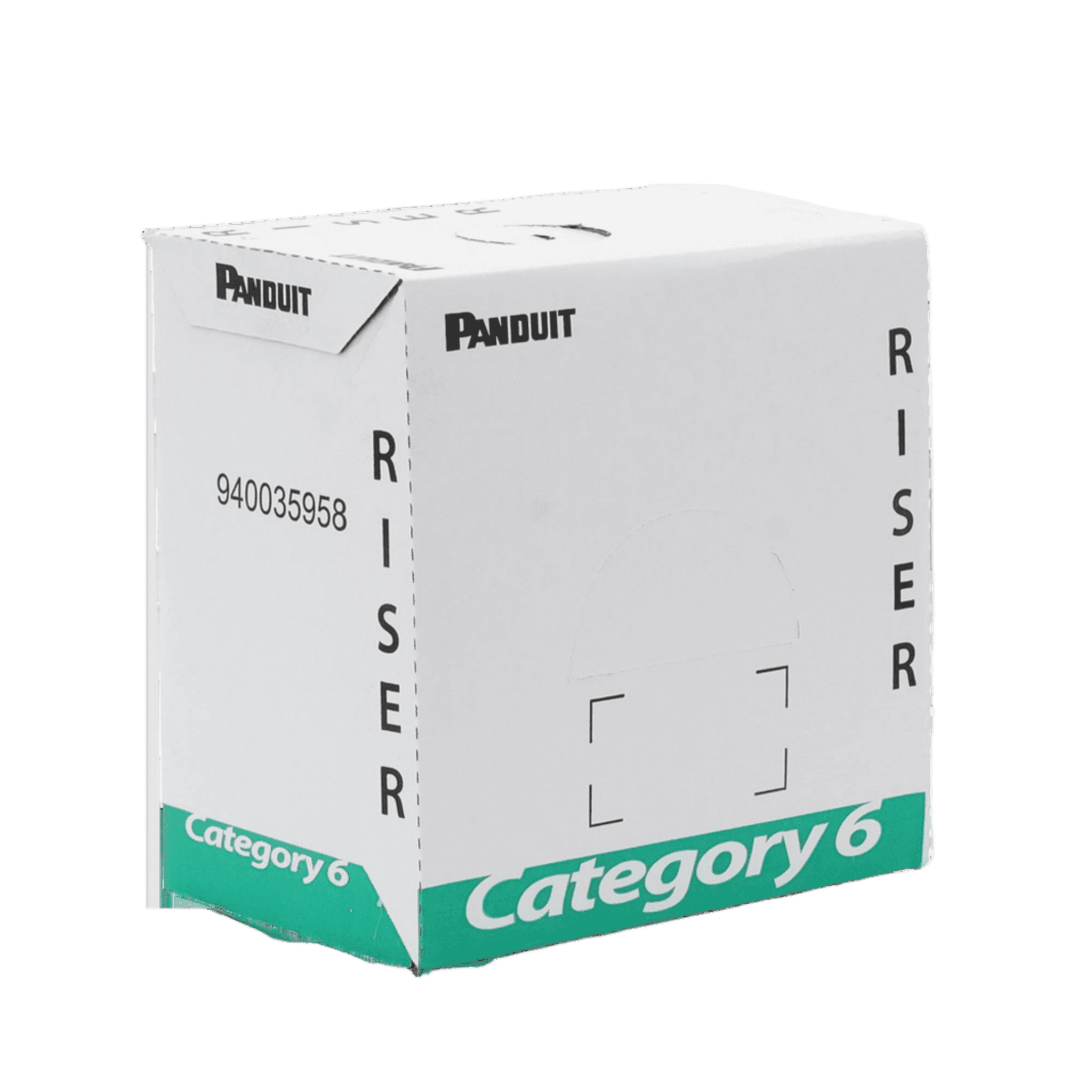 Bobina de Cable UTP, Categoría 6 de Alto Rendimiento (+350 MHz),  23 AWG, PVC (CMR, Riser), Bobina de 305 m, Color Azul PUR6C04BU-M