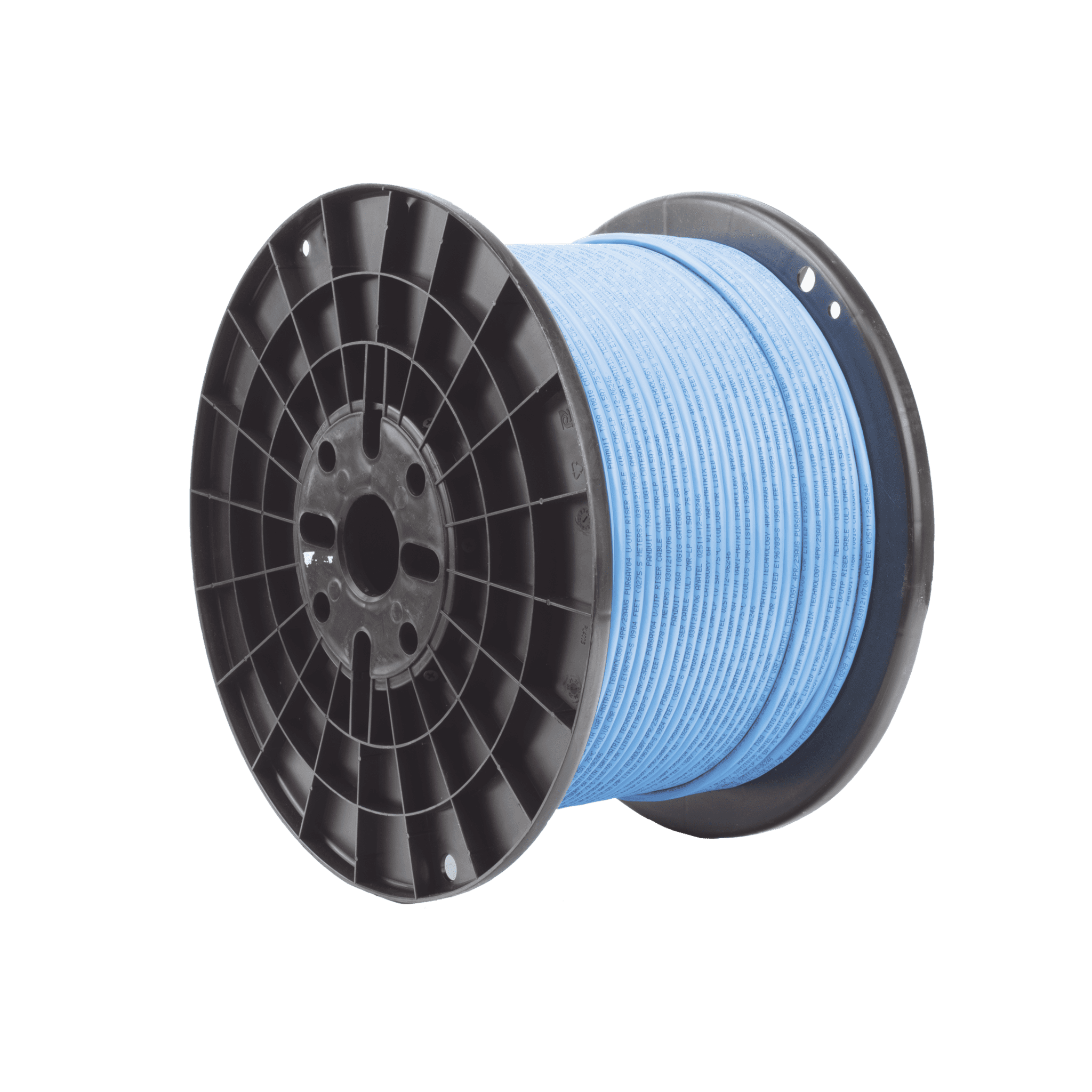 Bobina de Cable UTP de 4 Pares, Vari-MaTriX HD, Cat6A, 23 AWG, CMR (Riser), Color Azul, 305m PUR6AHD04BU-G