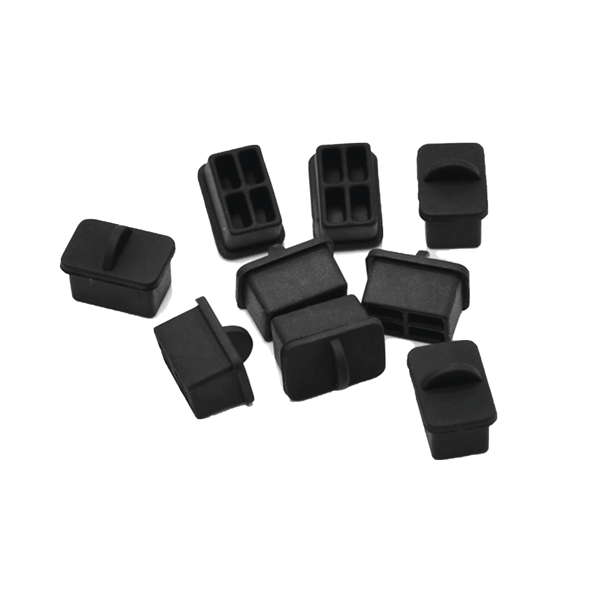 Bolsa con 25 piezas de protectores anti-polvo para puerto SFP, color negro LP-SFP