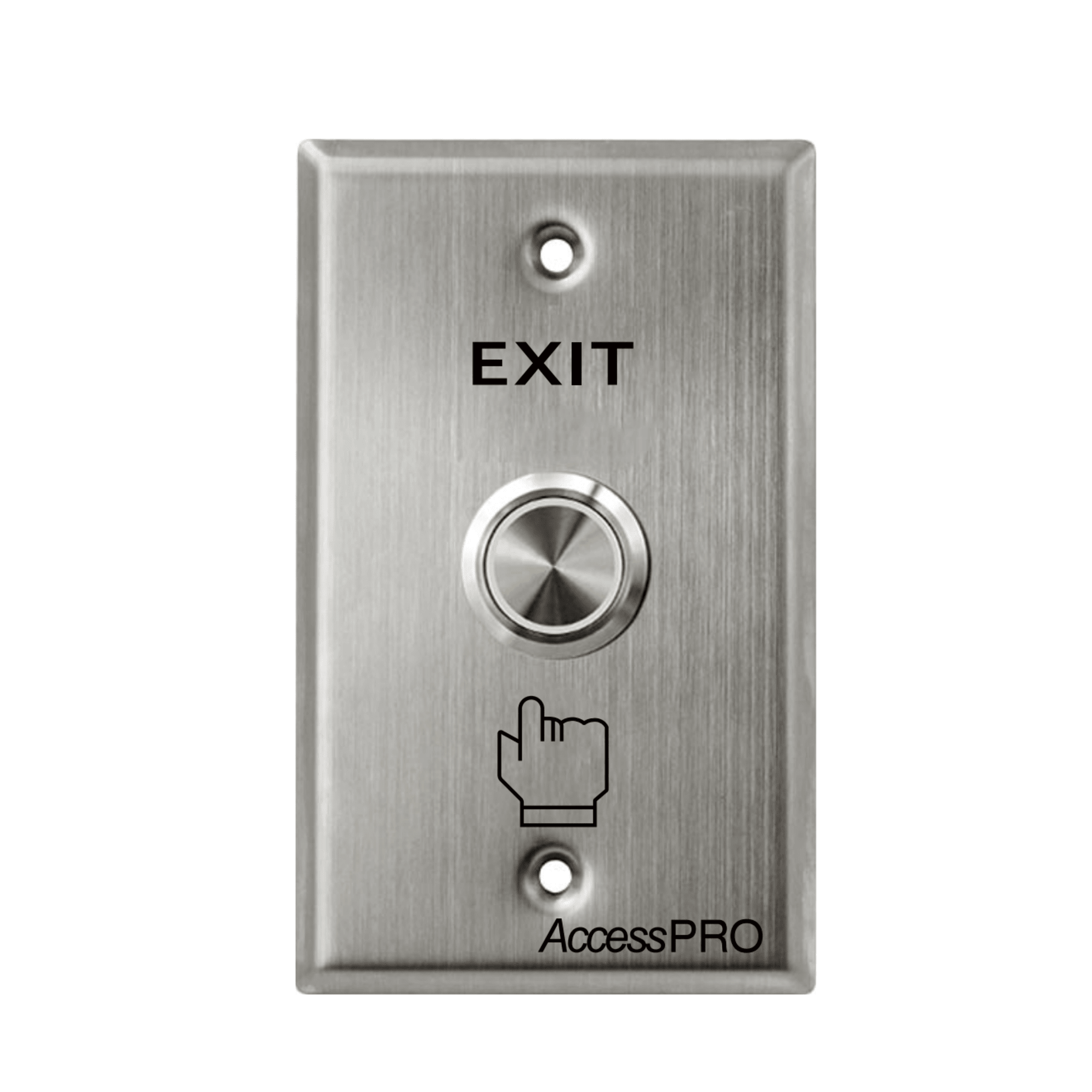 Botón de Cabeza Plana / Exterior IP66 / Estético / Placa de Acero Inoxidable APB-87022D