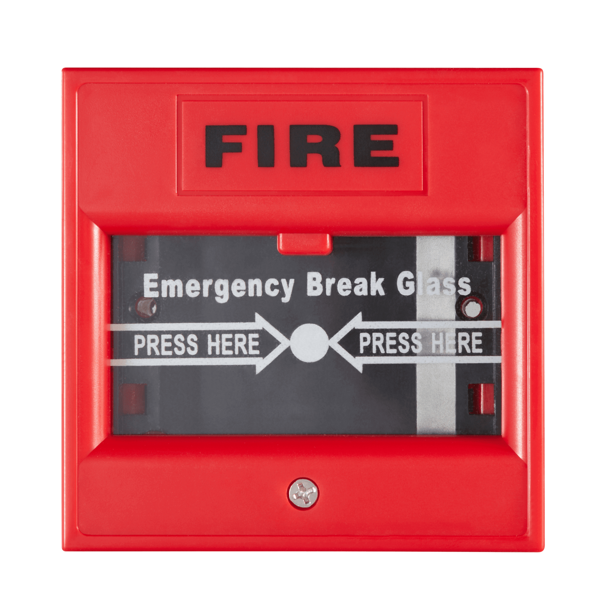 Botón de Salida de Emergencia / Color Rojo con Leyenda "FIRE" / Interior / NO / NC DS-K7PEB