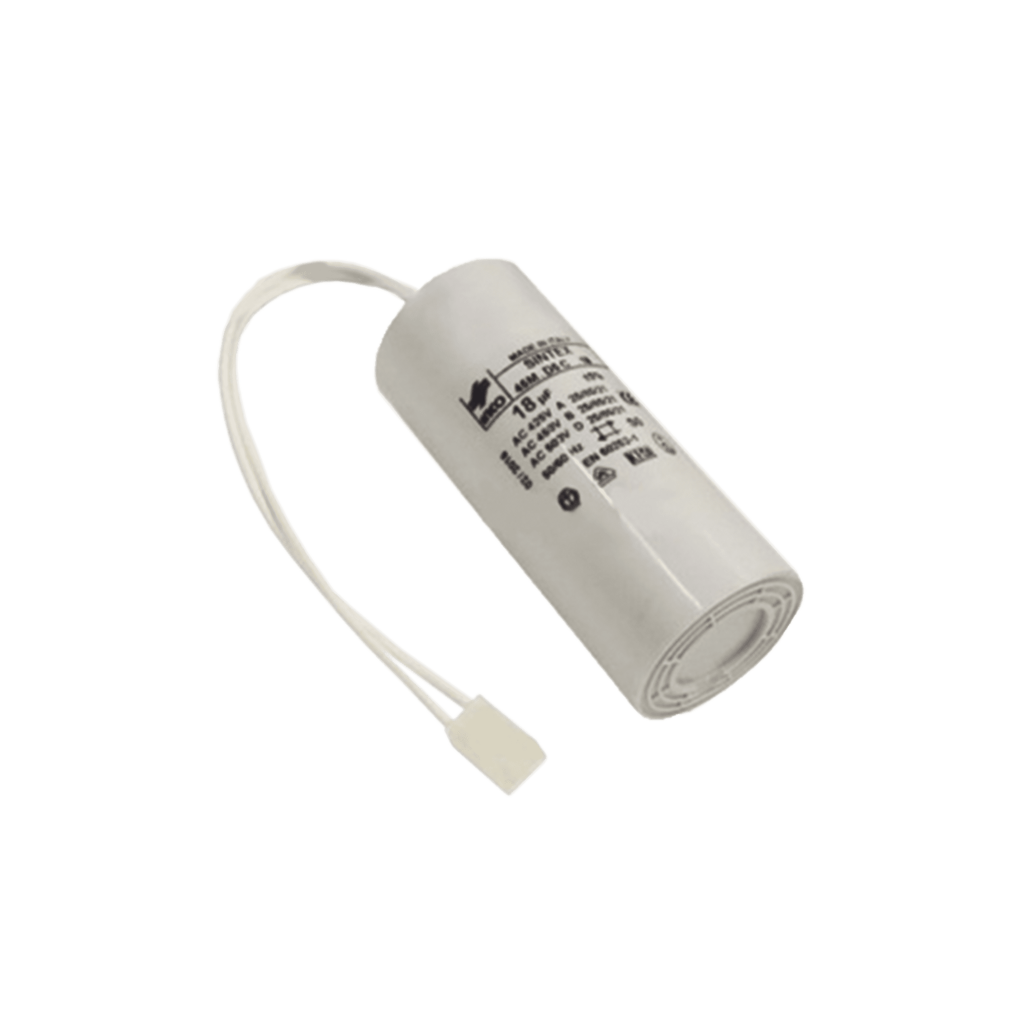 CAPACITOR DE 18 UF 450V PARA FAAC 844ER CON CONECTOR 63002795