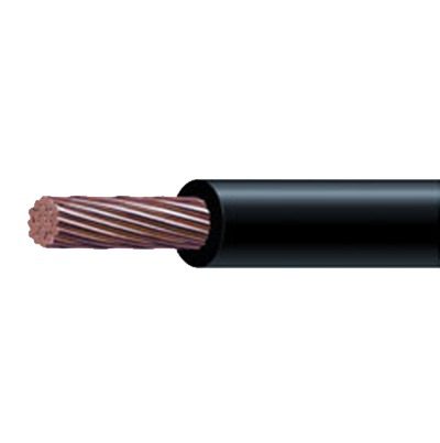 Cable Eléctrico / 8 AWG / 100 metros / Color negro / Conductor de cobre suave / Aislamiento de PVC / Auto extinguible SLY-296-BLK/100