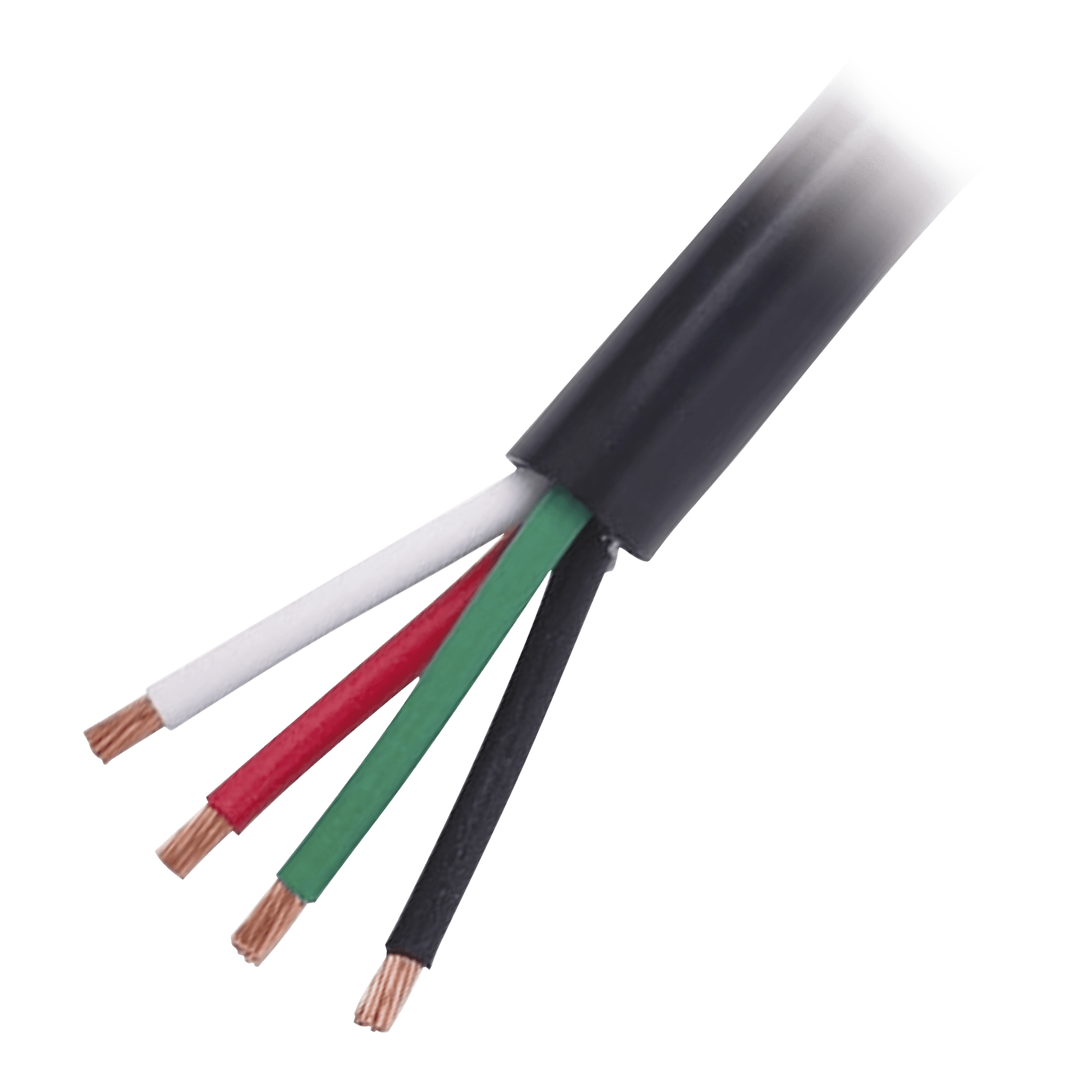 Cable Eléctrico de Uso Rudo 4 Hilos Calibre 18 AWG, Hasta 600 V. Rollo de 100 m. VD66/100M