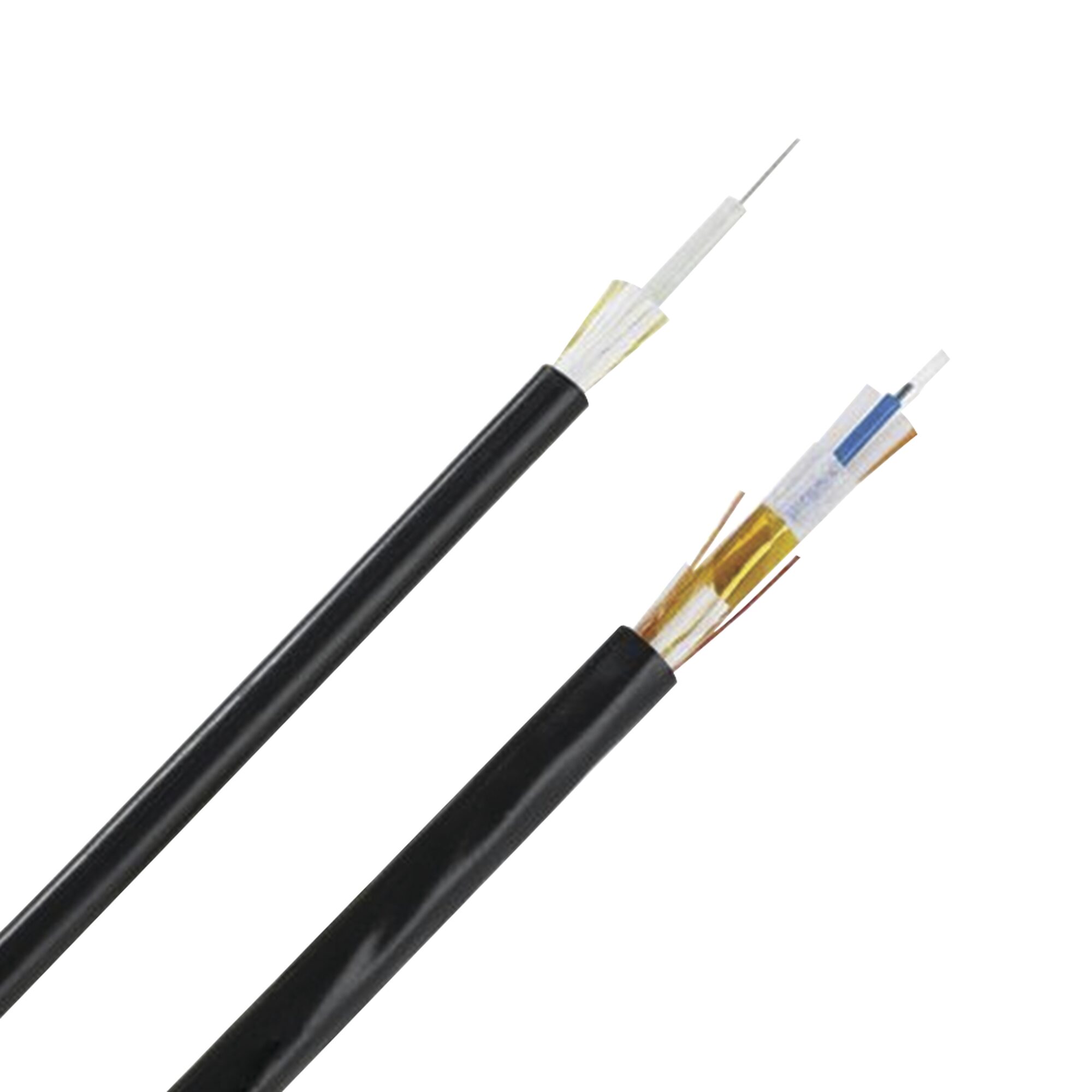 Cable de Fibra Óptica de 12 hilos, Multimodo OM3 50/125 Optimizada, Interior/Exterior, Loose Tube 250um, No Conductiva (Dieléctrica), OFNR (Riser), Precio Por Metro FOCRX12Y