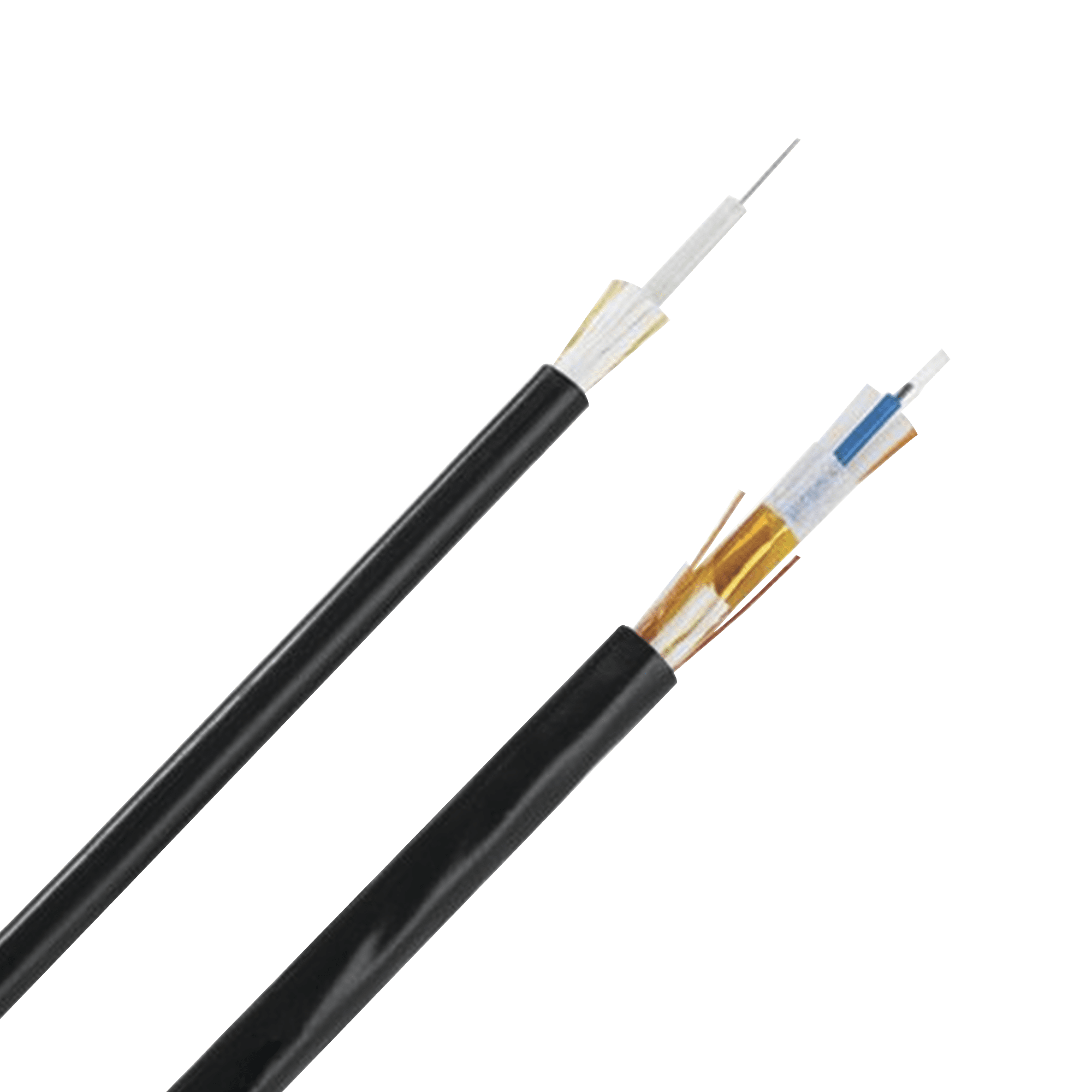 Cable de Fibra Óptica de 6 hilos, Multimodo OM3 50/125 Optimizada, Interior/Exterior, Loose Tube 250um, No Conductiva (Dieléctrica), OFNR (Riser), Precio Por Metro FOCRX06Y