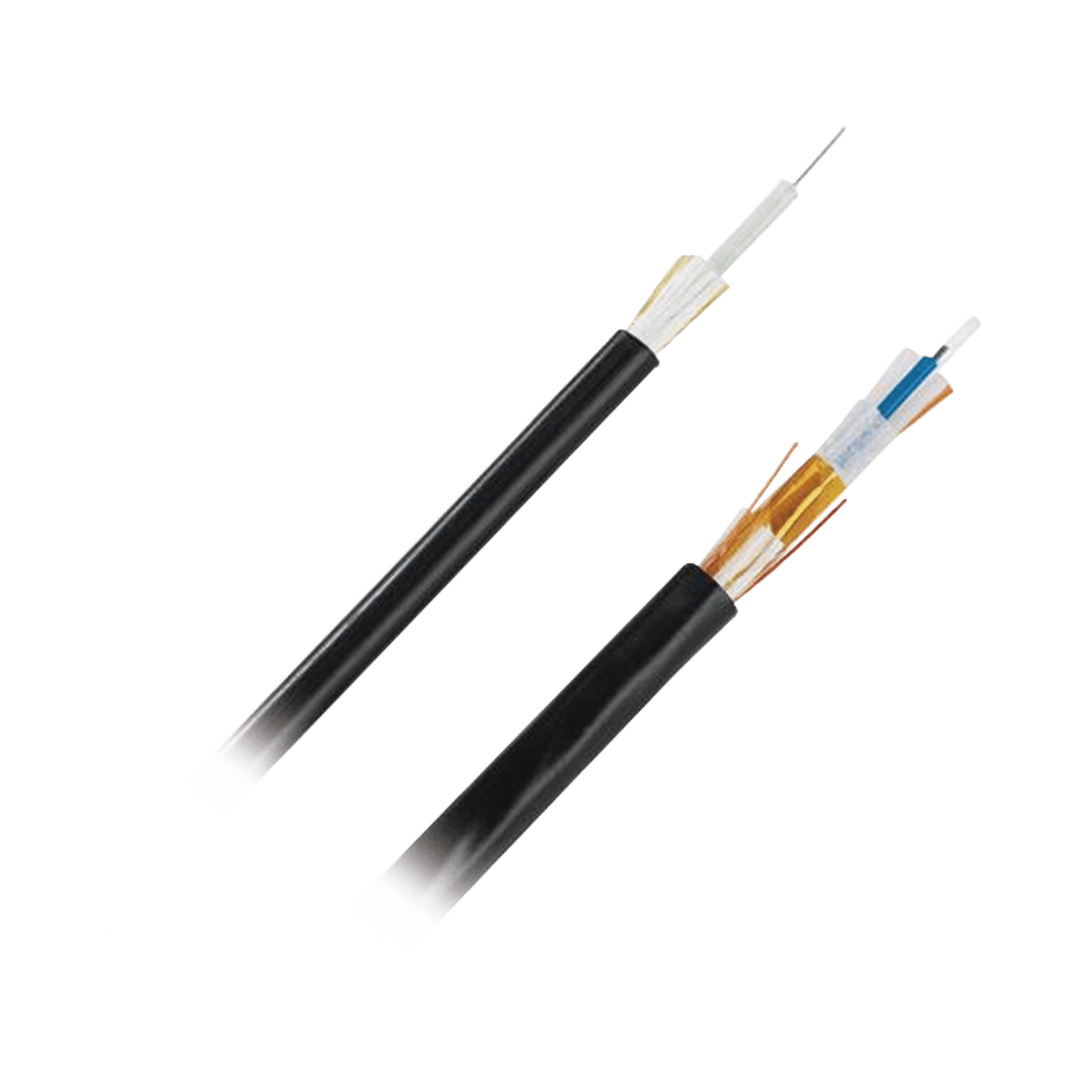 Cable de Fibra Óptica de 6 hilos, Multimodo OM4 50/125 Optimizada, Interior/Exterior, Loose Tube 250um, No Conductiva (Dieléctrica), OFNR (Riser), Precio Por Metro FOCRZ06Y