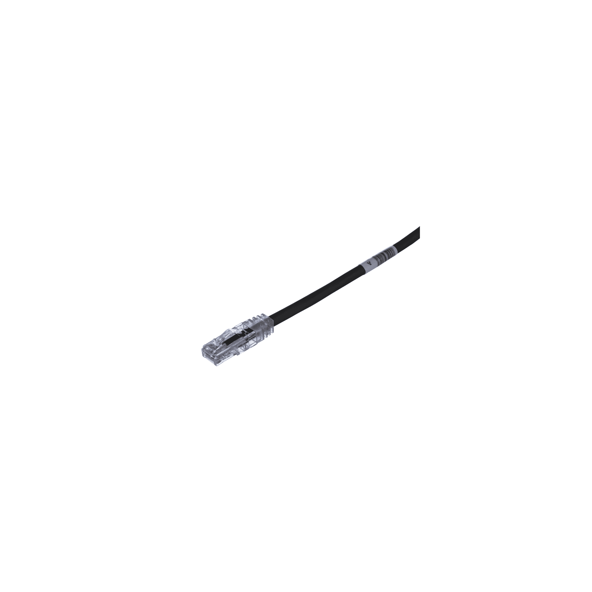 Cable de Parcheo TX6, UTP Cat6, 24 AWG, CM, Color Negro, 20 ft. UTPSP20BLY