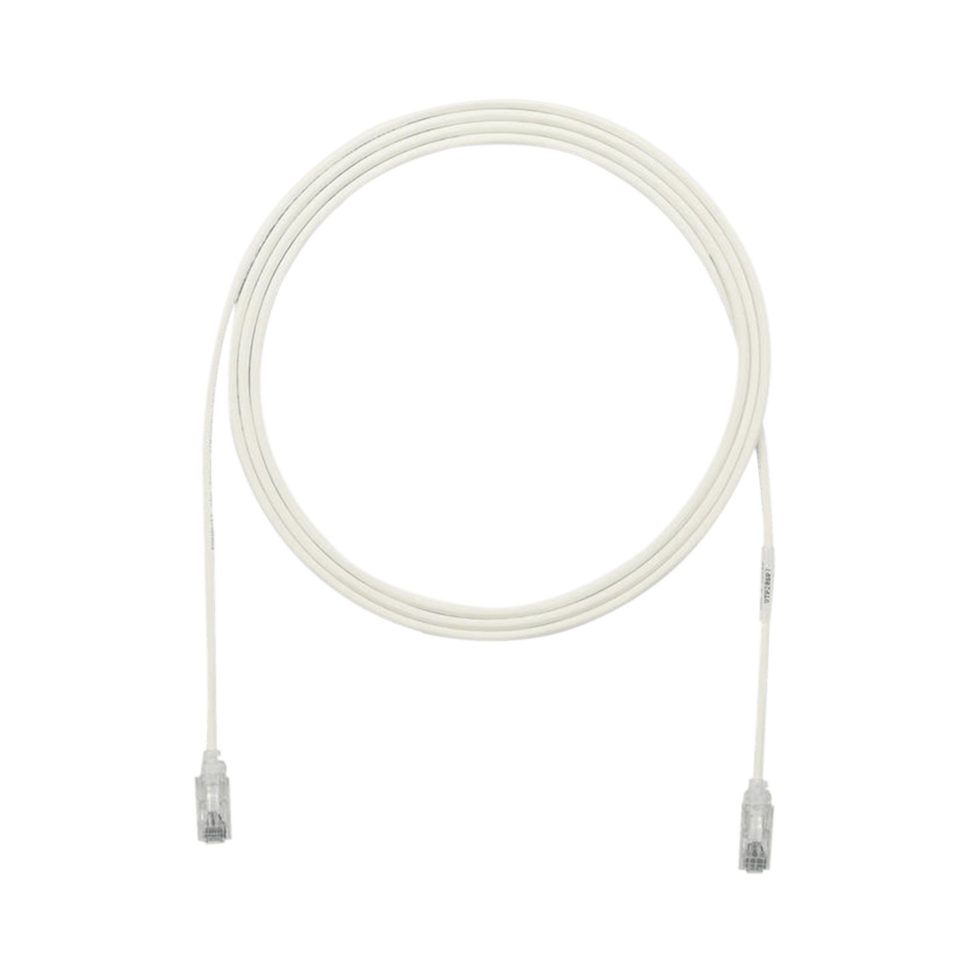 Cable de Parcheo TX6, UTP Cat6, Diámetro Reducido (28AWG), Color Gris, 7ft UTP28SP7GY