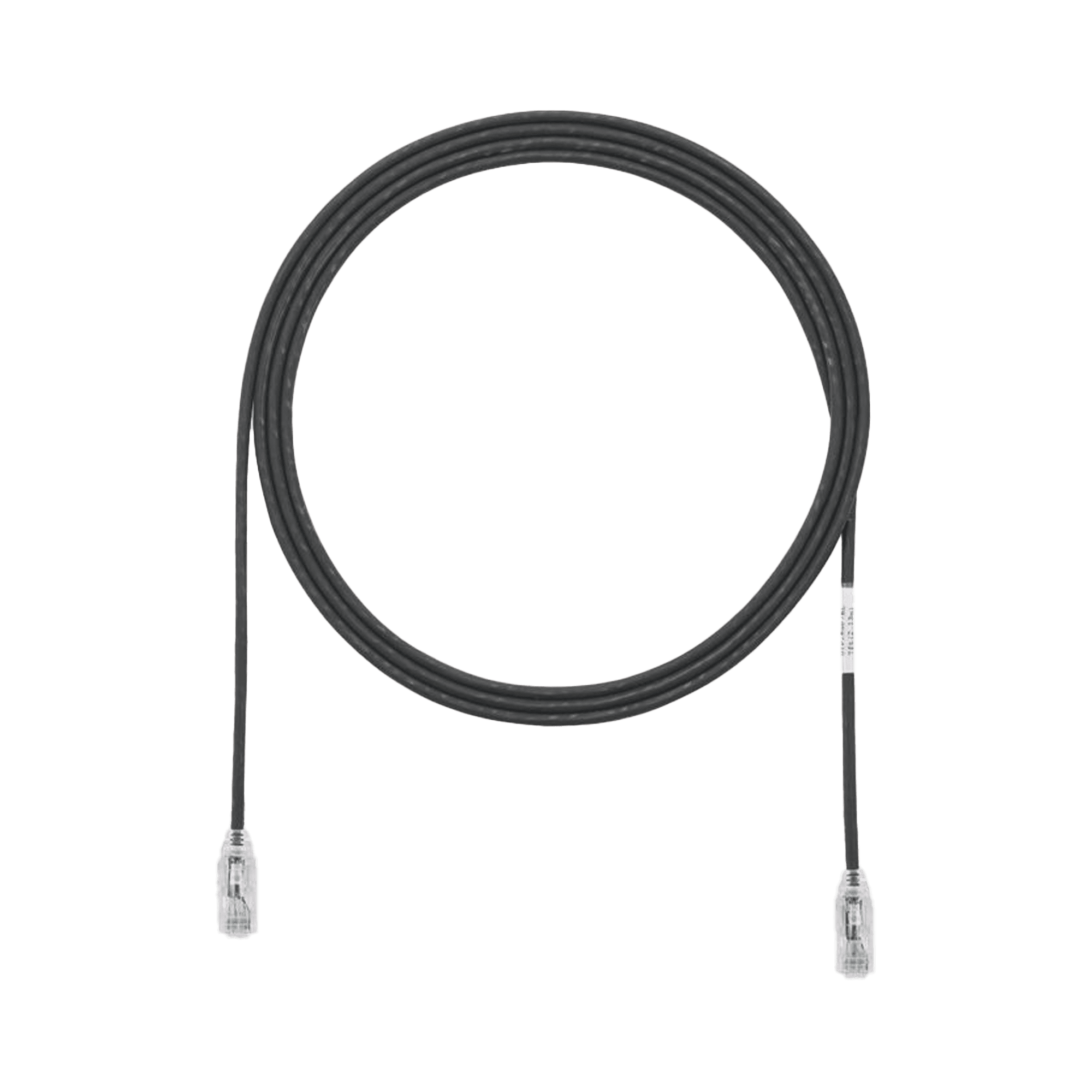 Cable de Parcheo TX6, UTP Cat6, Diámetro Reducido (28AWG), Color Negro, 1.83 Metros (6 Pies) UTP28SP6BL