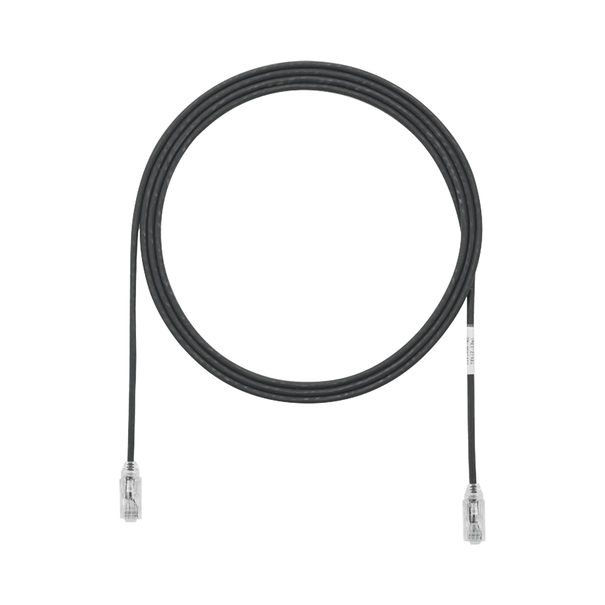 Cable de Parcheo TX6, UTP Cat6, Diámetro Reducido (28AWG), Color Negro, 5ft UTP28SP5BL