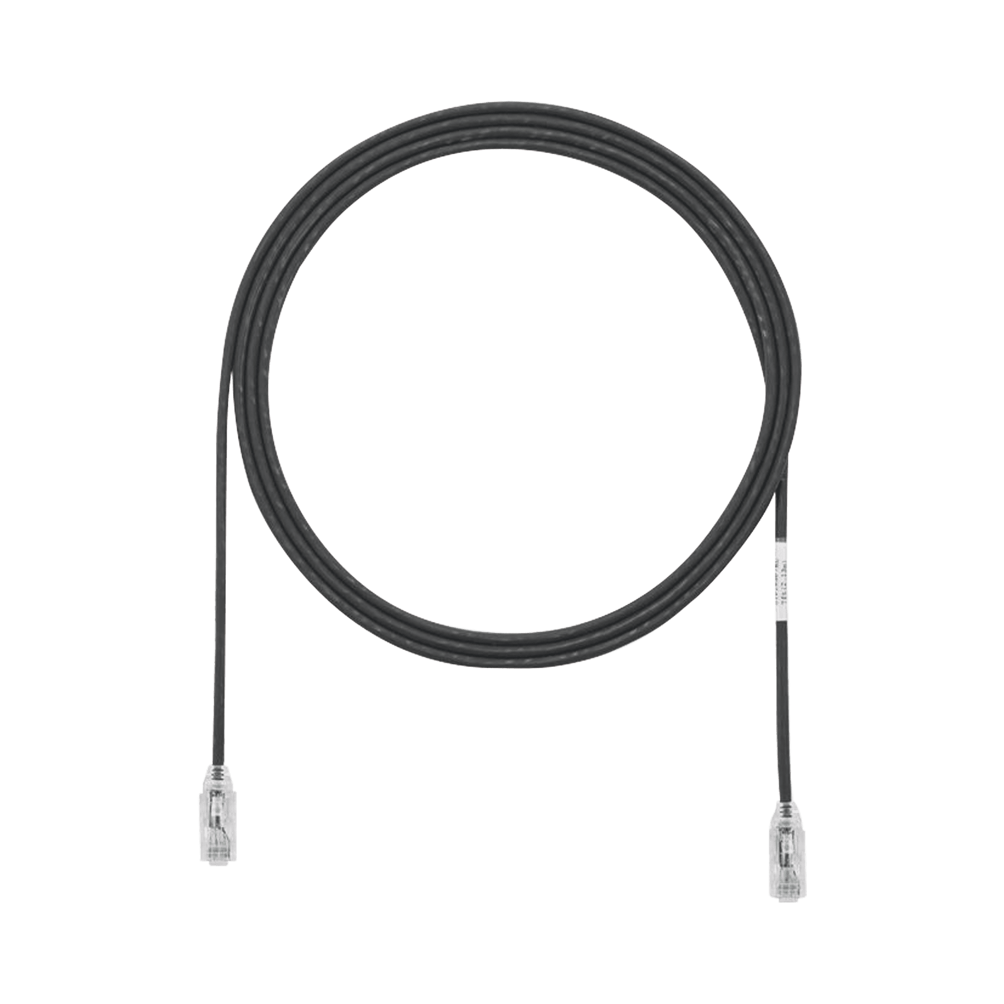 Cable de Parcheo TX6, UTP Cat6, Diámetro Reducido (28AWG), Color Negro, 7ft UTP28SP7BL