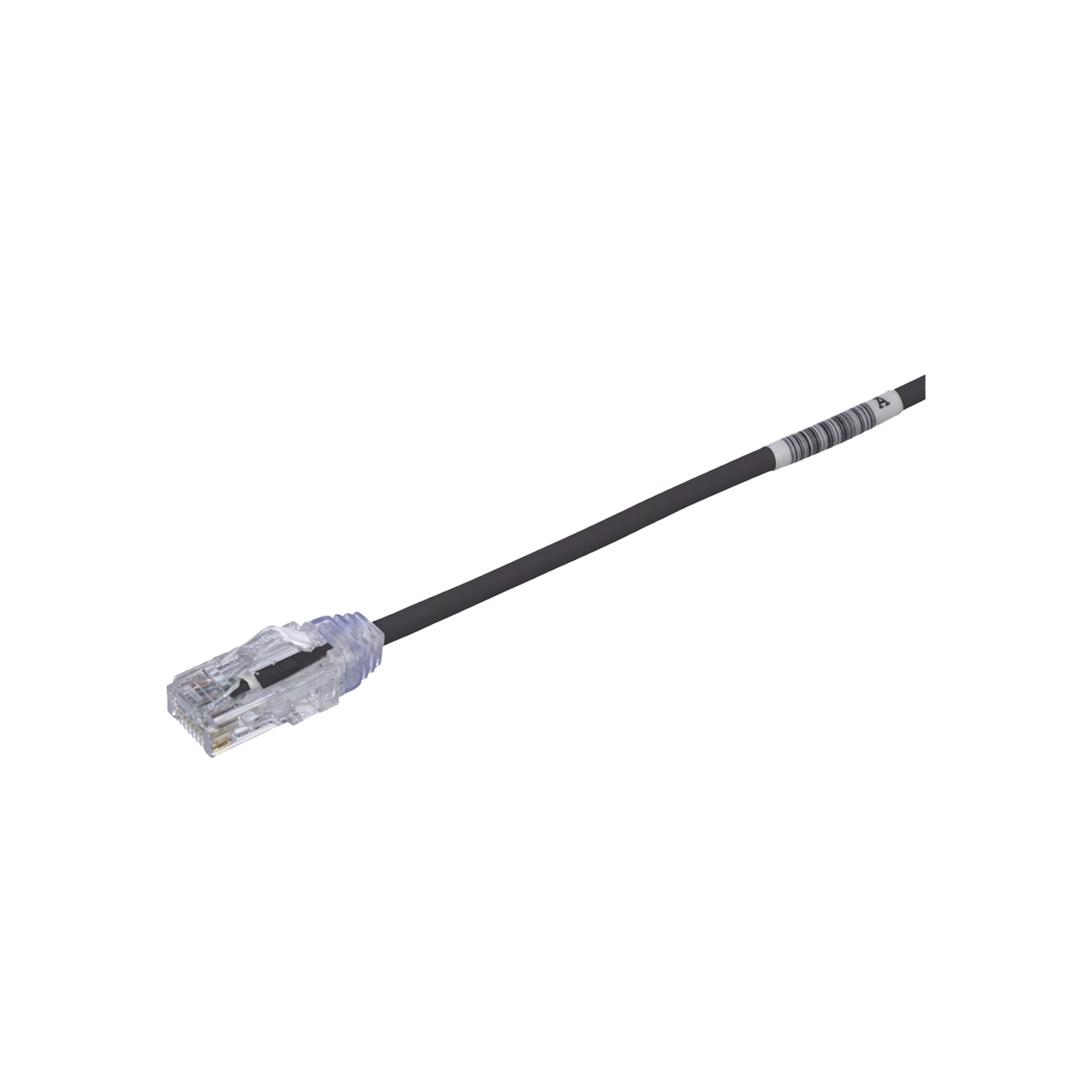 Cable de Parcheo TX6, UTP Cat6, Diámetro Reducido (28AWG), Color Negro, 8in (20.2cm) UTP28SP8INBL