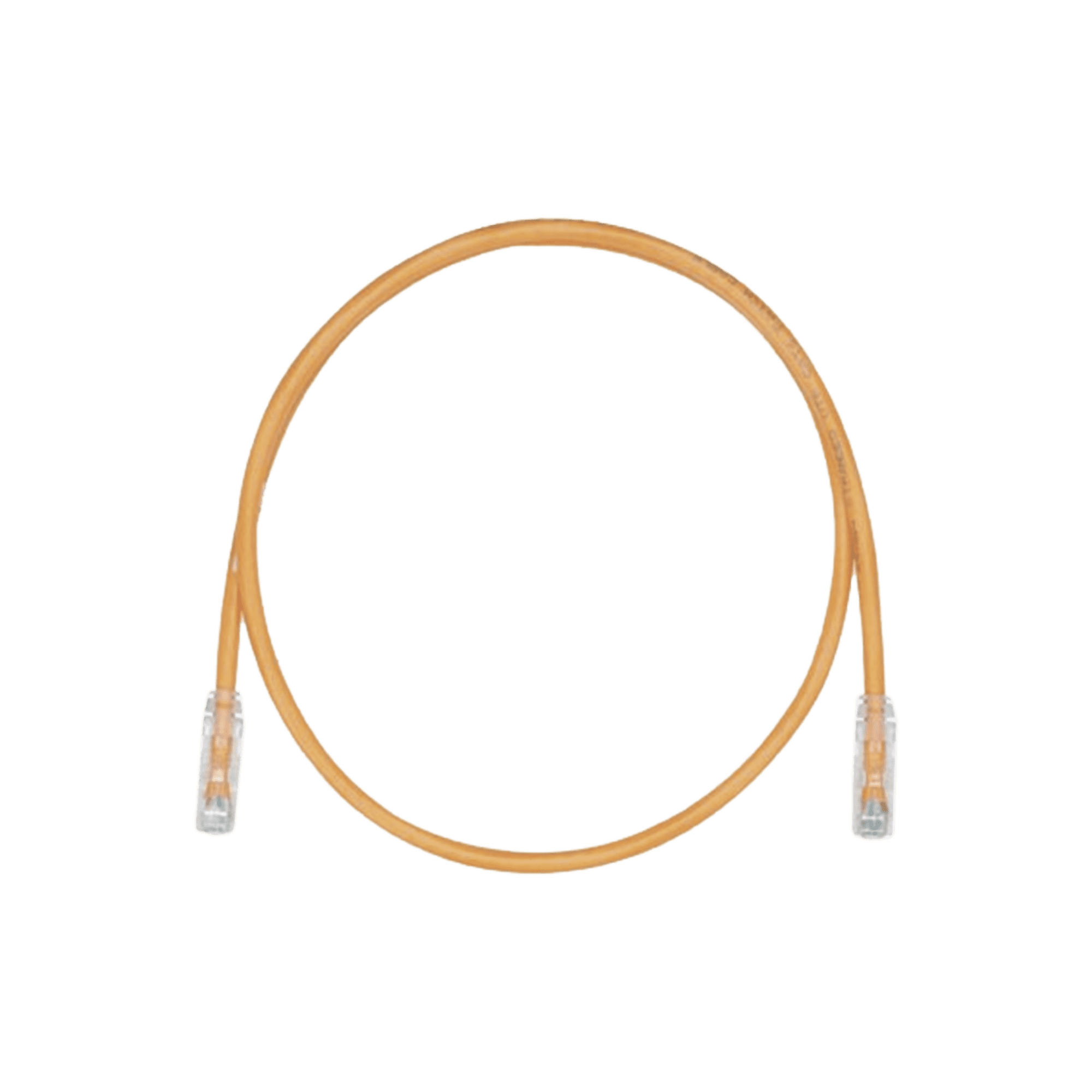 Cable de Parcheo, UTP Cat5e, Diámetro Reducido (28AWG), Color Naranja, 1 ft UTP28CH1OR