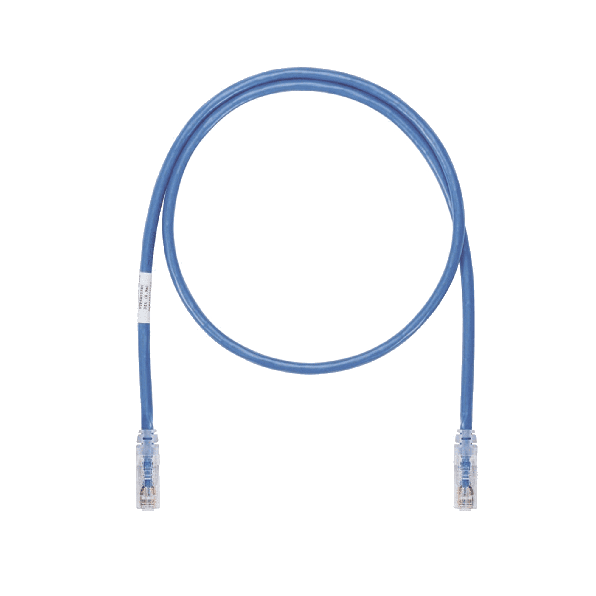 Cable de Parcheo UTP, Cat6A, 24 AWG, CM, Color Azul, 10ft UTP6AX10BU