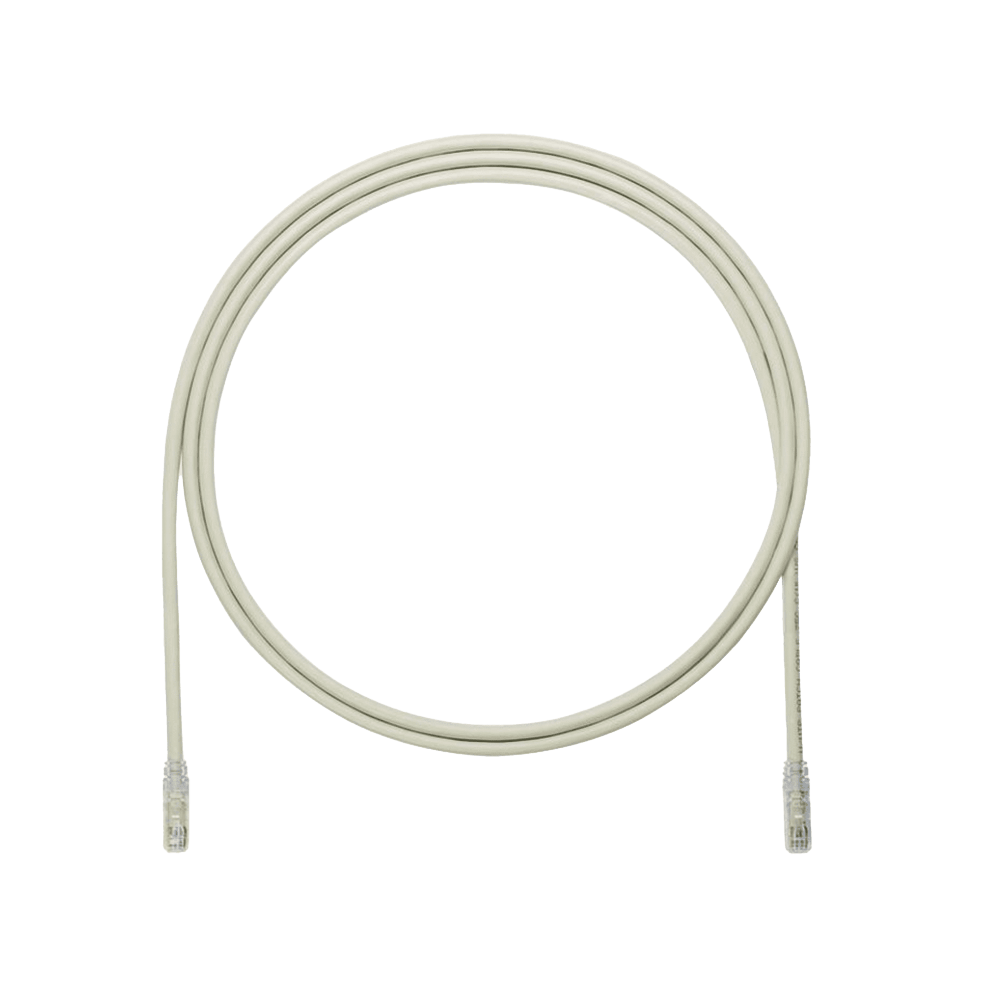 Cable de Parcheo UTP, Cat6A, 24 AWG, CM, Color Gris, 7ft UTP6AX7GY