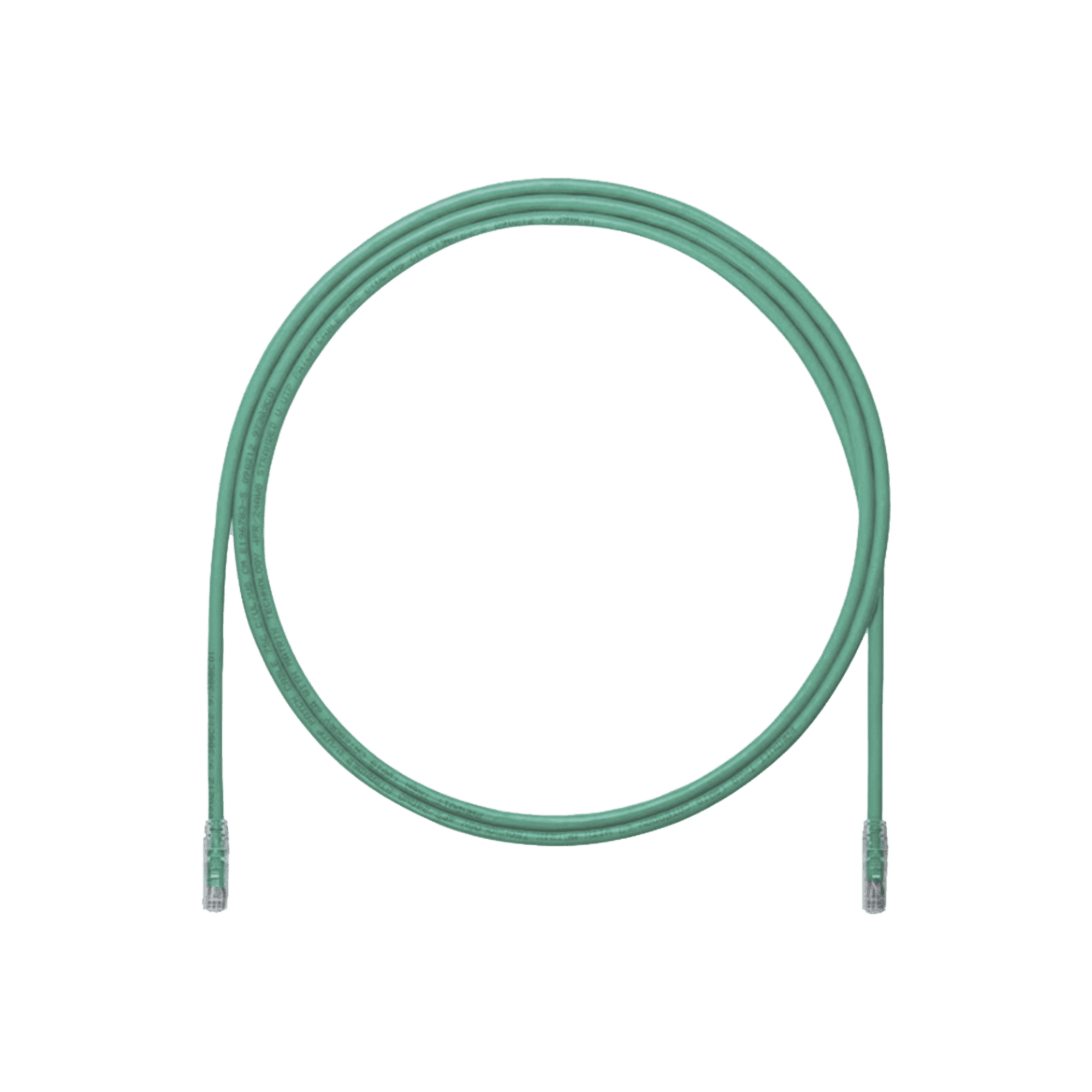 Cable de Parcheo UTP, Cat6A, 24 AWG, CM, Color Verde, 3ft UTP6AX3GR