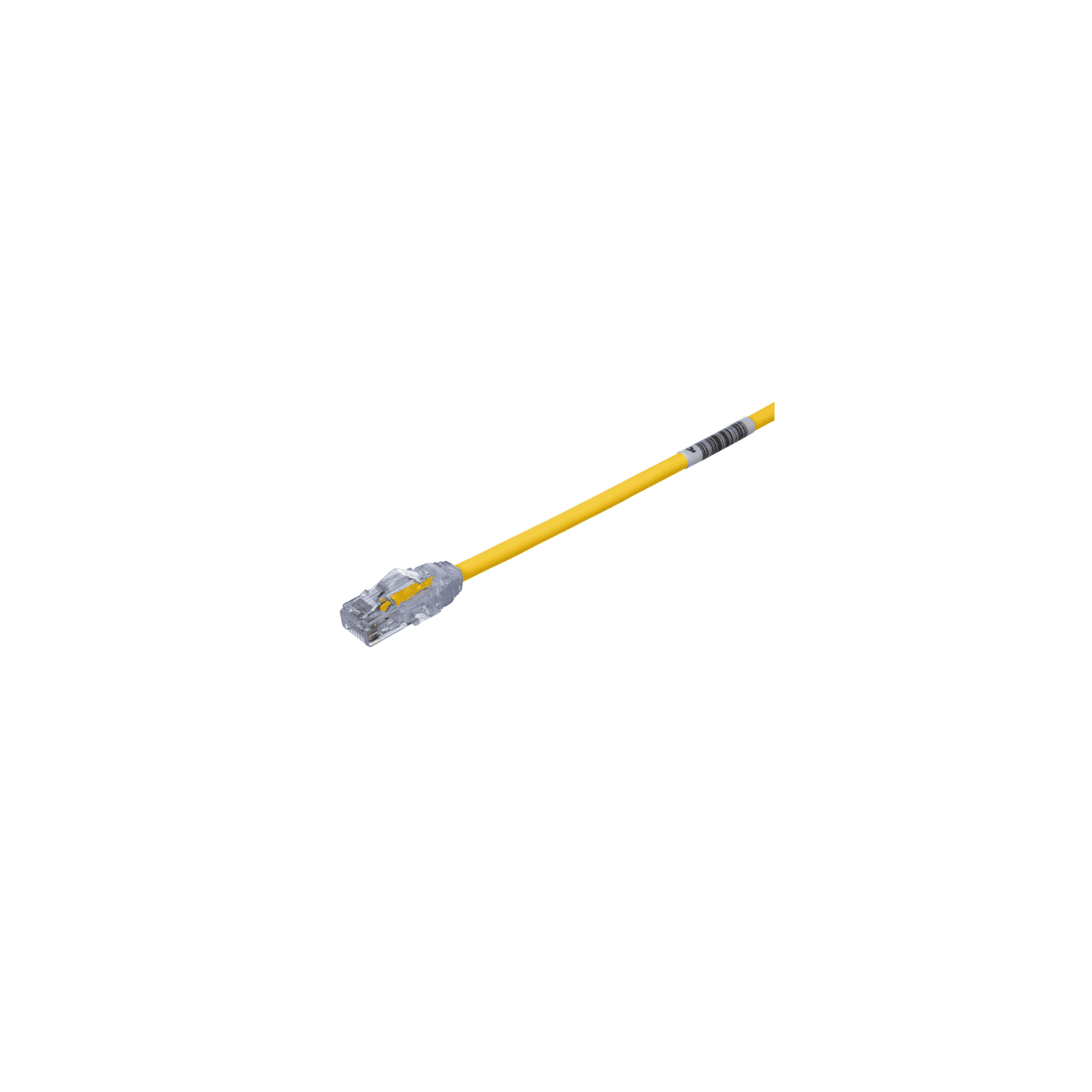 Cable de Parcheo UTP Cat6A, CM/LSZH, Diámetro Reducido (28AWG), Color Amarillo, 5ft UTP28X5YL