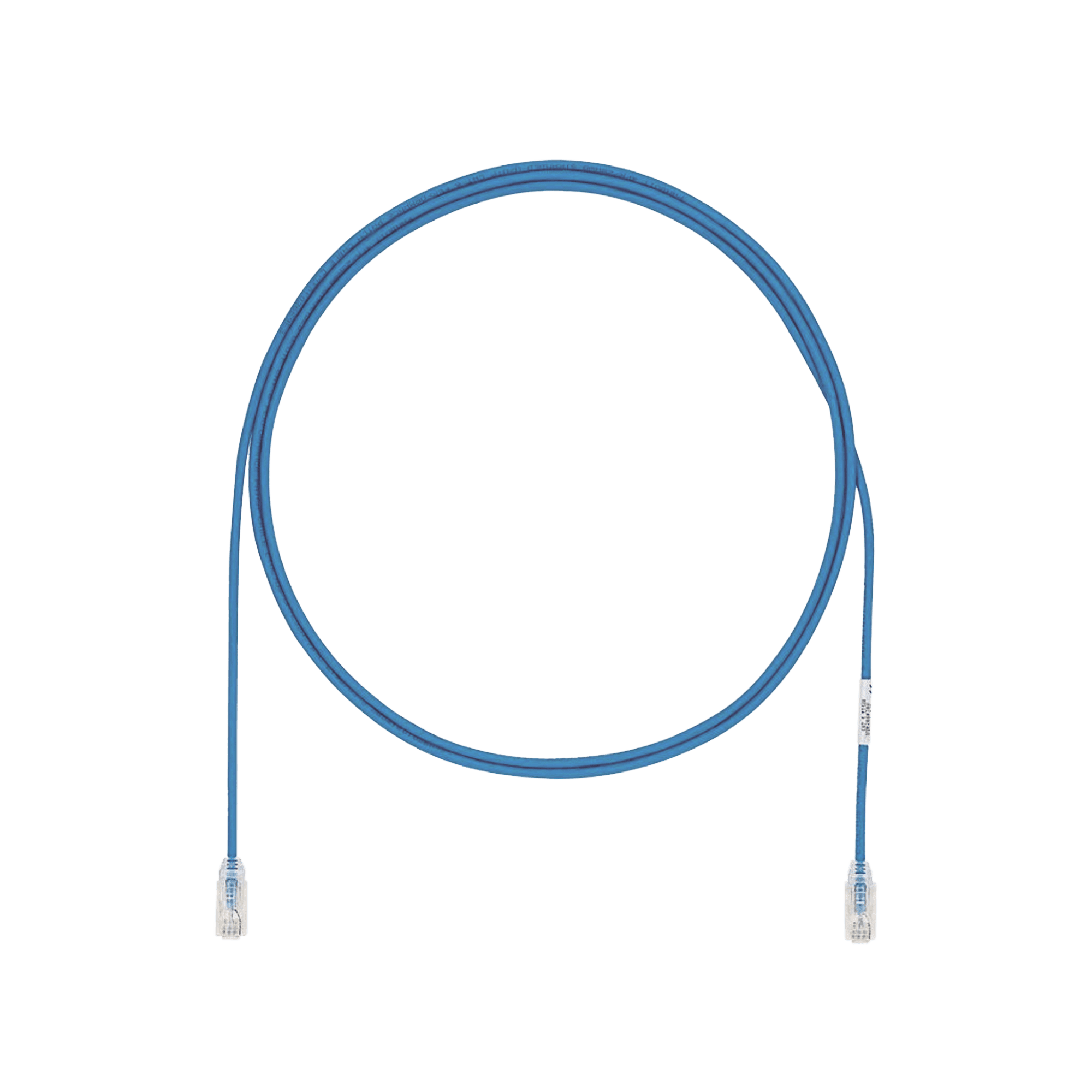 Cable de Parcheo UTP Cat6A, CM/LSZH, Diámetro Reducido (28AWG), Color Azul, 3 m. UTP28X3MBU