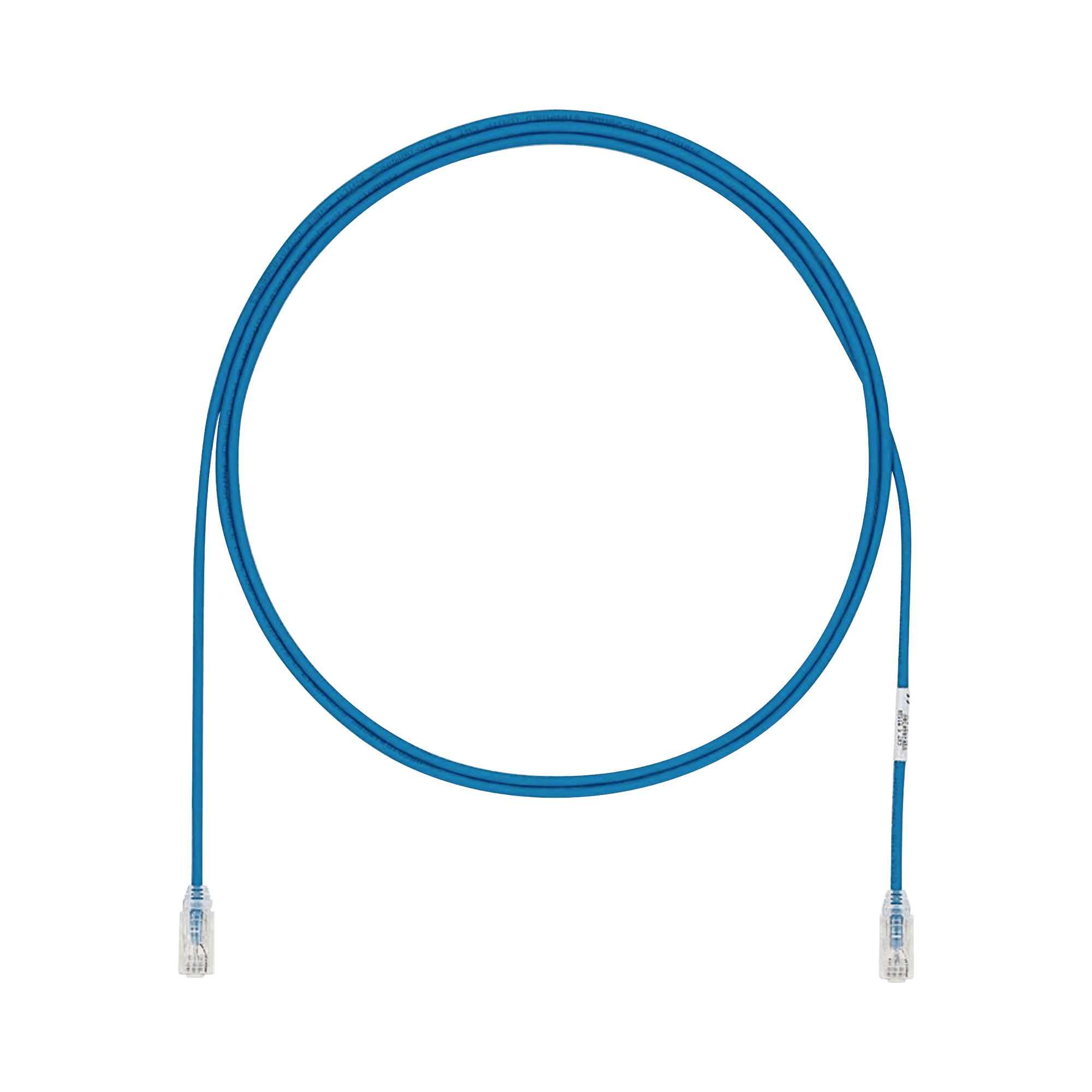 Cable de Parcheo UTP Cat6A, CM/LSZH, Diámetro Reducido (28AWG), Color Azul, 5ft UTP28X5BU