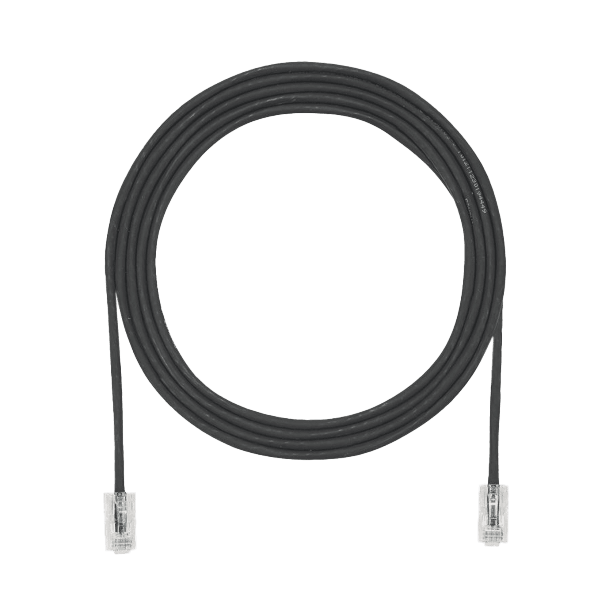 Cable de Parcheo UTP Cat6A, CM/LSZH, Diámetro Reducido (28AWG), Color Negro, 10ft UTP28X10BL