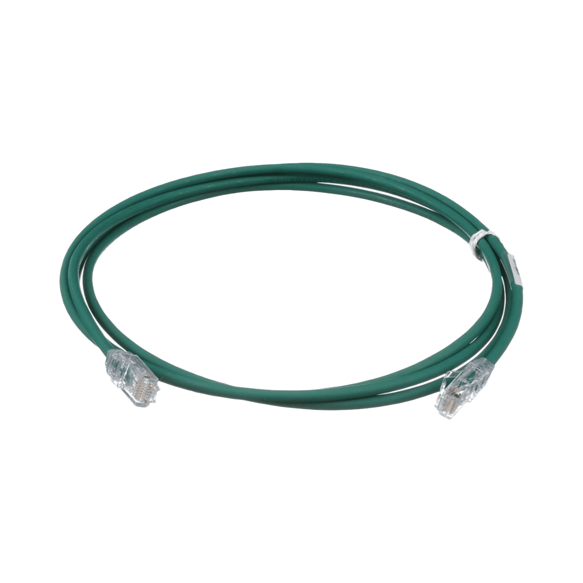 Cable de Parcheo UTP Cat6A, CM/LSZH, Diámetro Reducido (28AWG), Color Verde, 5ft UTP28X5GR