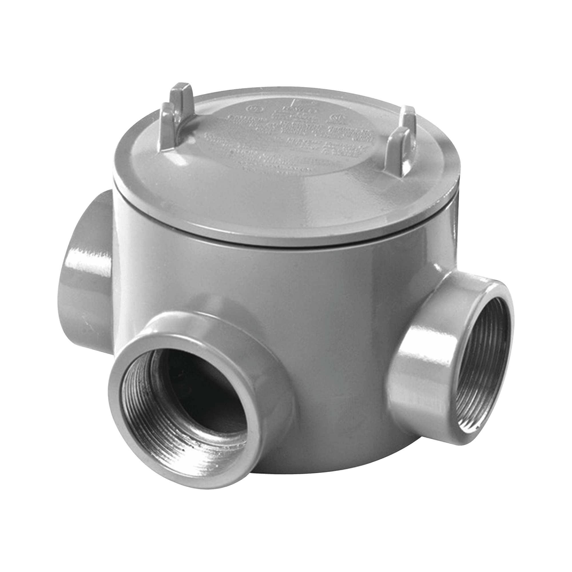 Caja con Tapa Tipo GRT de 3/4" (19 mm) / Caja a Prueba de Explosión / Para Áreas Peligrosas con Tapa / Libre de Cobre. GRT-0442