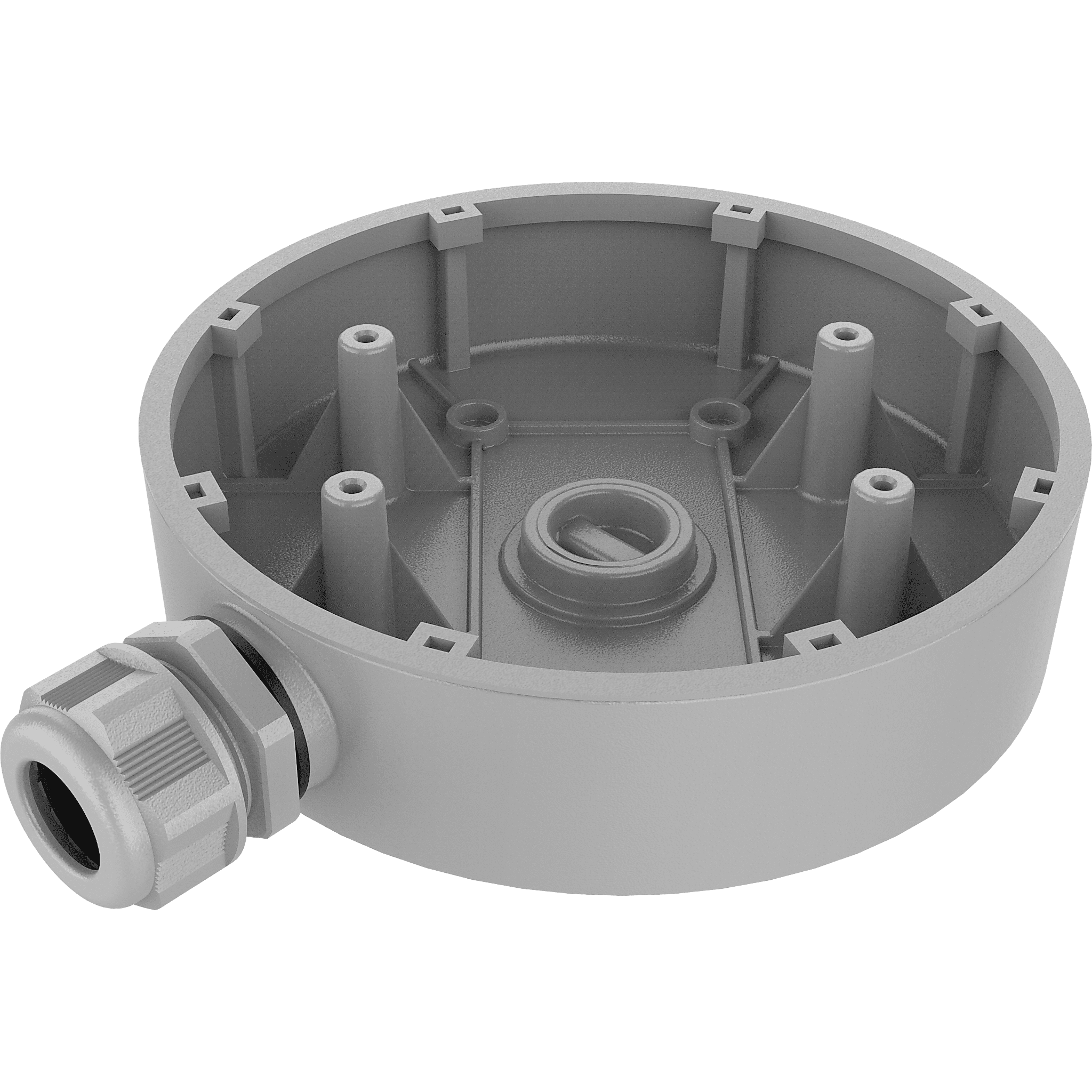Caja de Conexiones de Exterior para Cámaras con Polímero Anticorrosión (Ideal para Ambiente Salino) DS-1280ZJ-DM55-428C-Y