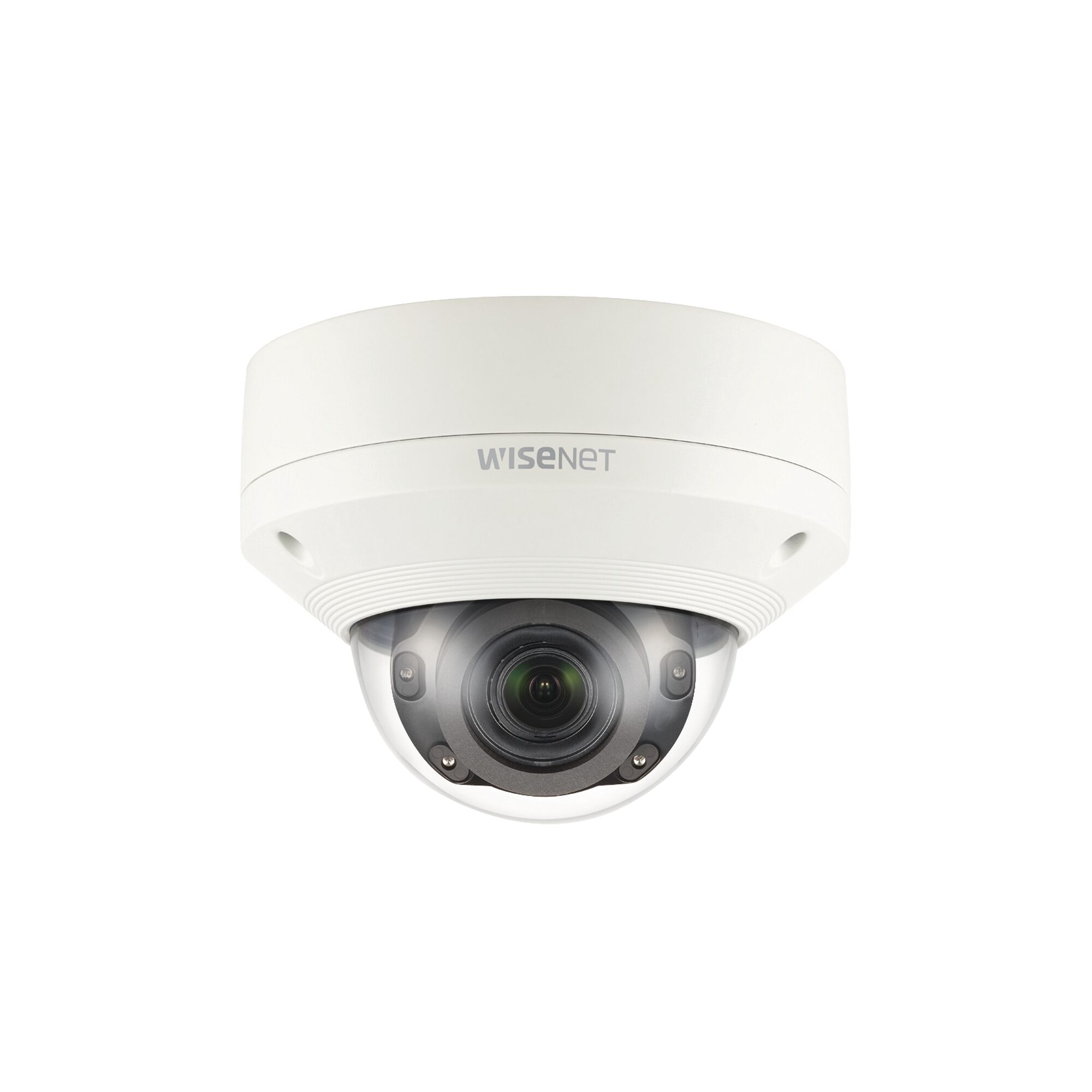 Cámara IP Tipo Domo Antivandálico 2MP / Lente Motorizado 2.8-12mm / IR 50M / WDR 150db / H.265 & WiseStream II XNV-6080R