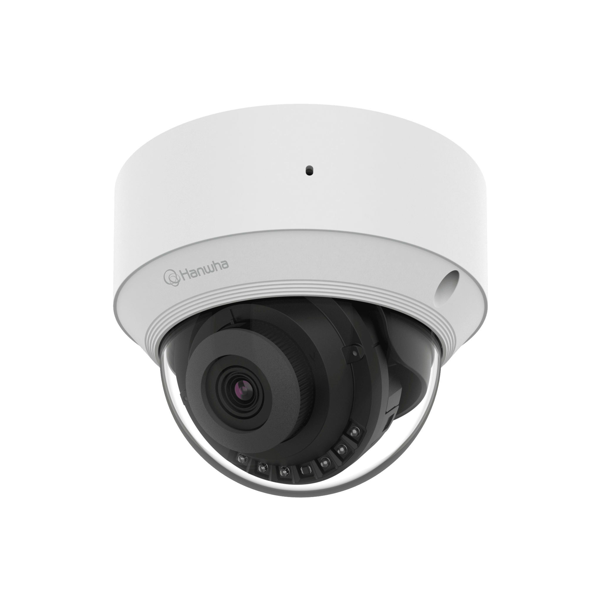 Cámara IP Tipo domo Interior 5 Megapíxel / Lente fijo 3mm / IR 25M / WDR 120db / H.265 & WiseStream / Inteligencia Artificial Deteccion de Personas y vehiculos QND-C8013R