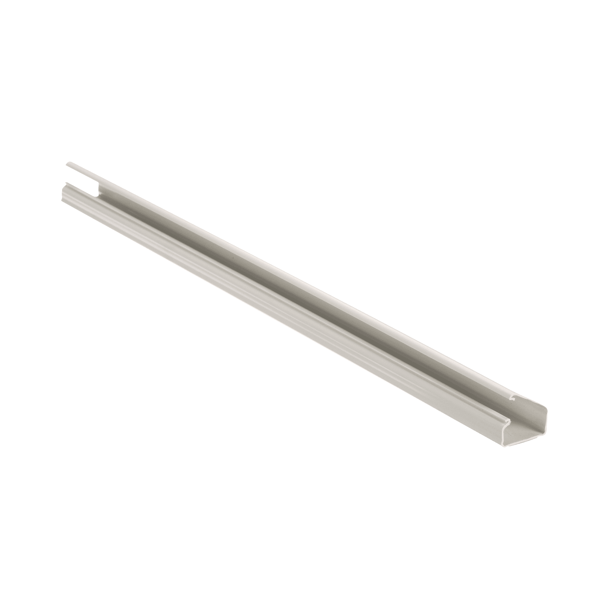 Canaleta LD10 de PVC rígido, con cinta adhesiva para instalación sin herramientas, de 38.4 x 24 x 1828.8 mm, Color Blanco Mate LD10IW6-A