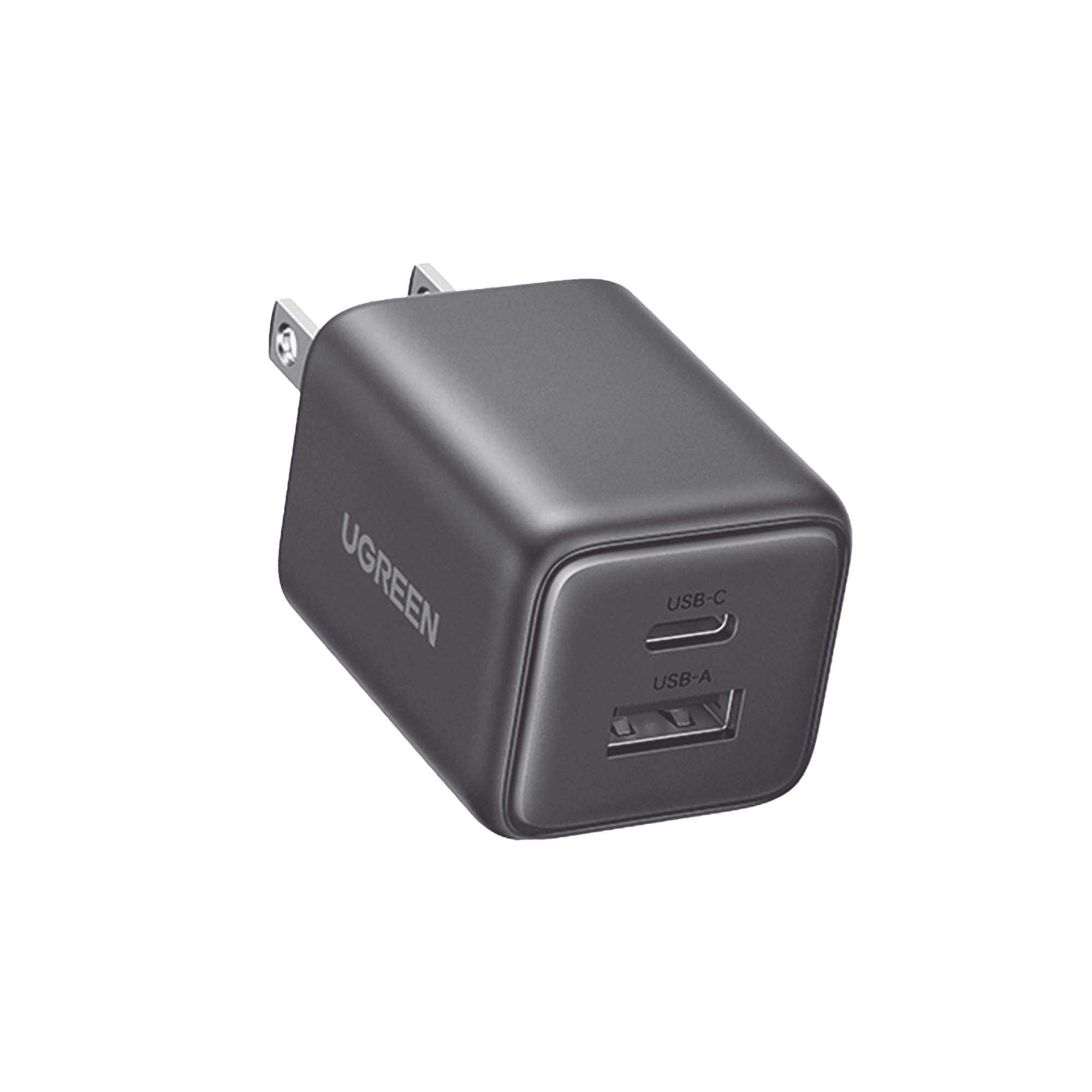 Cargador rápido GaN 1A1C de 20 W y 2 puertos 55533