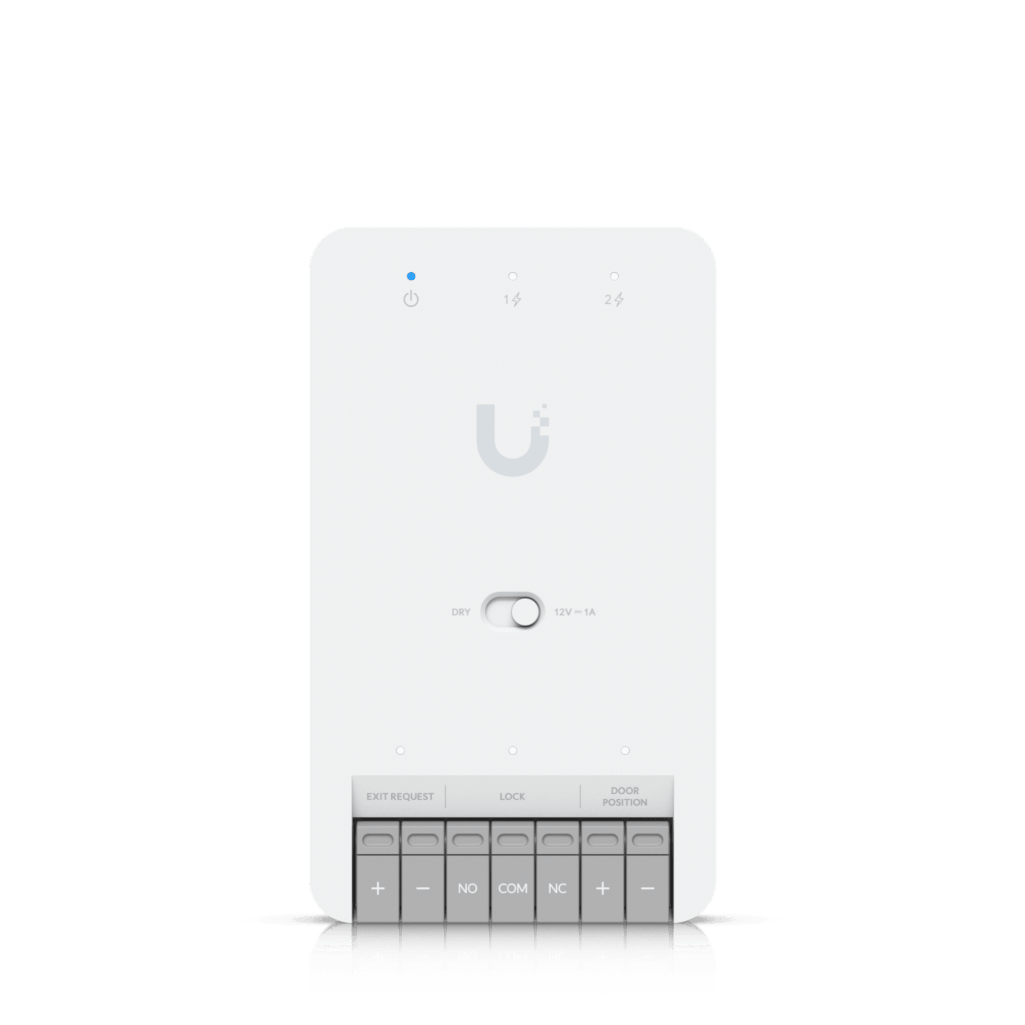 Centro de Control de Acceso Compacto Ubiquiti UniFi / Terminal de Bloqueo 12V / Entradas Adicionales Sensor y Botón / Alimentación PoE++ / Conexión para Dos Lectores o Cámaras / Uso Interior UA-HUB-DOOR-MINI