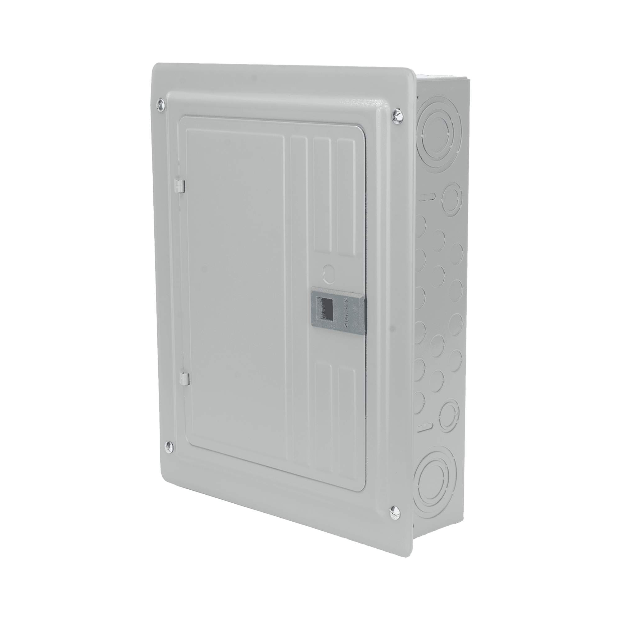 Centro de carga monofásico 1 Fase, 3 Hilos para interruptores QP, de 12 polos - 24 circuitos, 120/240vca, Barras de aluminio 125 Amp, Nema 1, uso interior. Incluye tapa. SN1224L1125