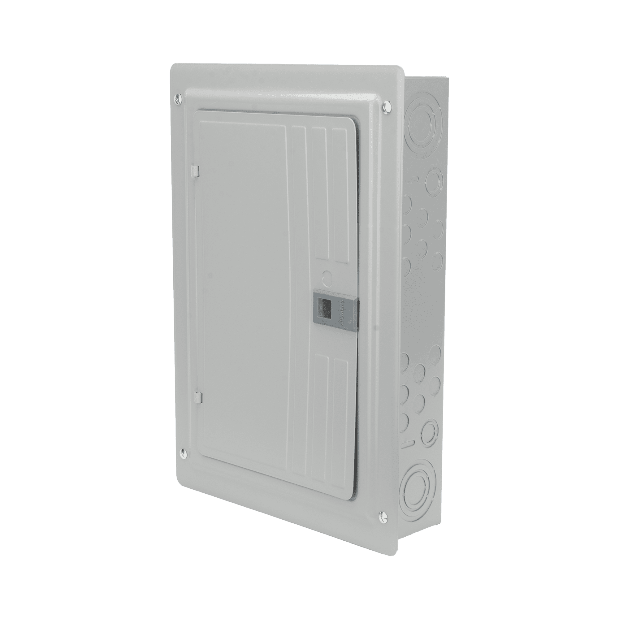 Centro de carga trifásico 3 Fases, 4 Hilos para interruptores QP, de 12 polos - 24 circuitos, 120/240vca, Barras de aluminio 125 Amp, Nema 1, uso interior. Incluye tapa. S1224L3125