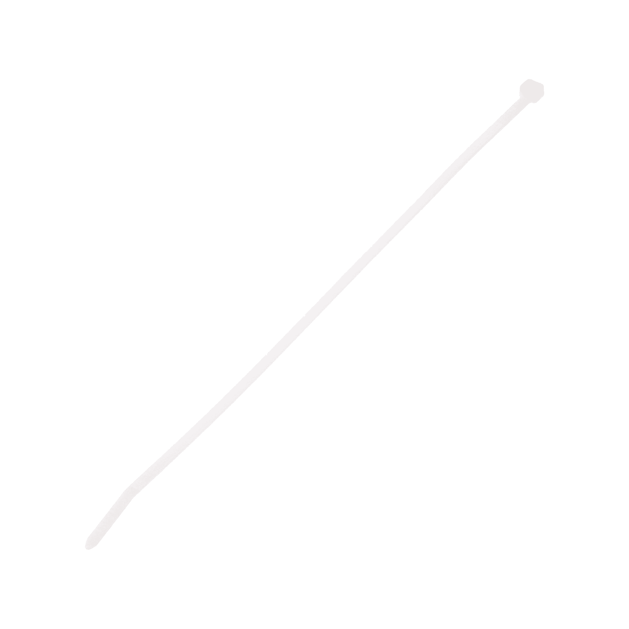 Cincho de Nylon 6.6, Color Natural, 292 mm largo x 4.8mm de ancho, Sección Transversal Estándar, Paquete de 1000 Piezas PLT3S-M