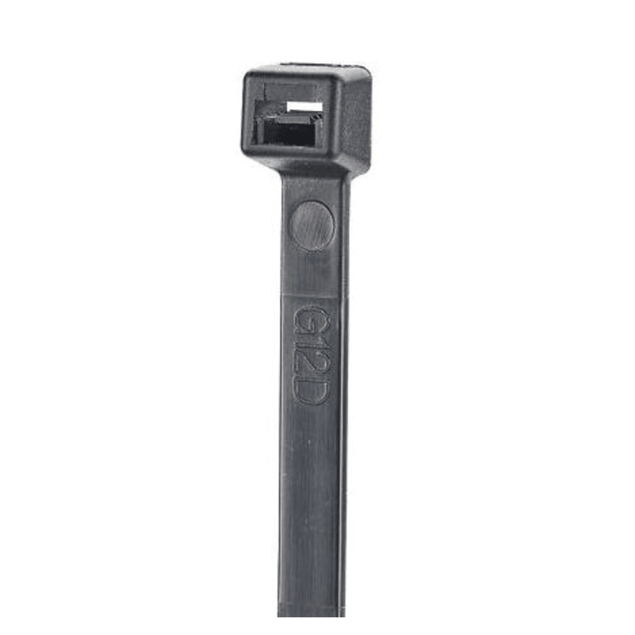 Cincho de Nylon 6.6 StrongHold™, 1220mm largo x 9mm ancho, Color Negro, Cámara impelente, Paquete de 50pz S48-175-L0