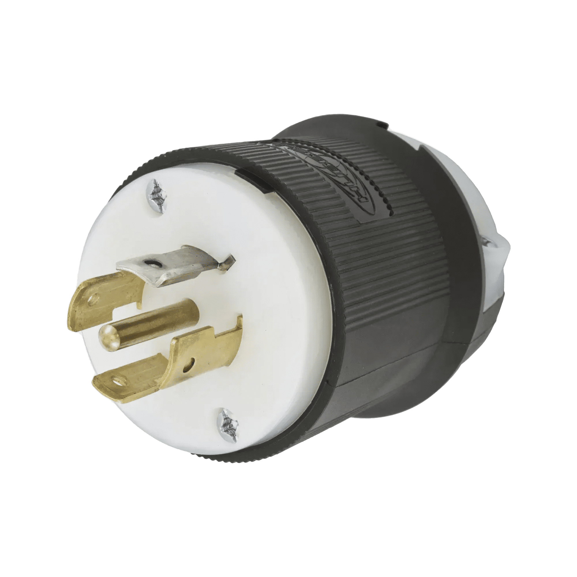 Clavija Industrial con Bloqueo de Media Vuelta / 20 A 120/208 V CA / 4 Polos 5 Hilos / Color Blanco y Negro / Nema L21-20P/ Grado Industrial. HUB-HBL-2511