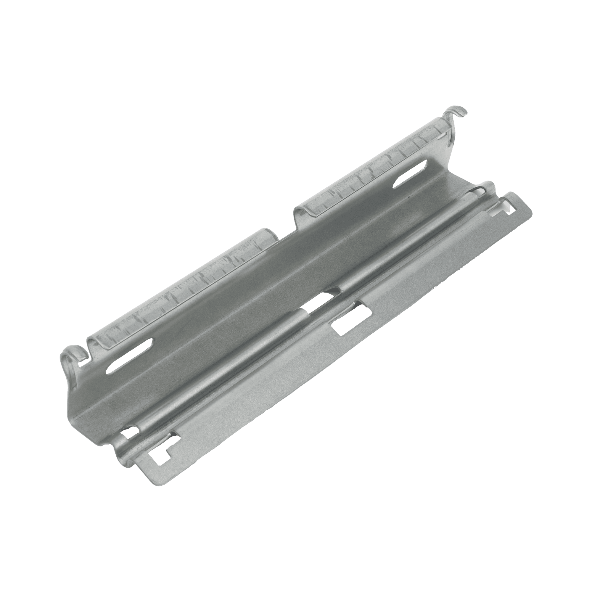 Clip Automático Mediano Bimetálico Para Unir Tramos de Charola Tipo Malla de 100 hasta 300 mm de Ancho, Compatible con todos los Peraltes CH-CLIPAUTM-BM