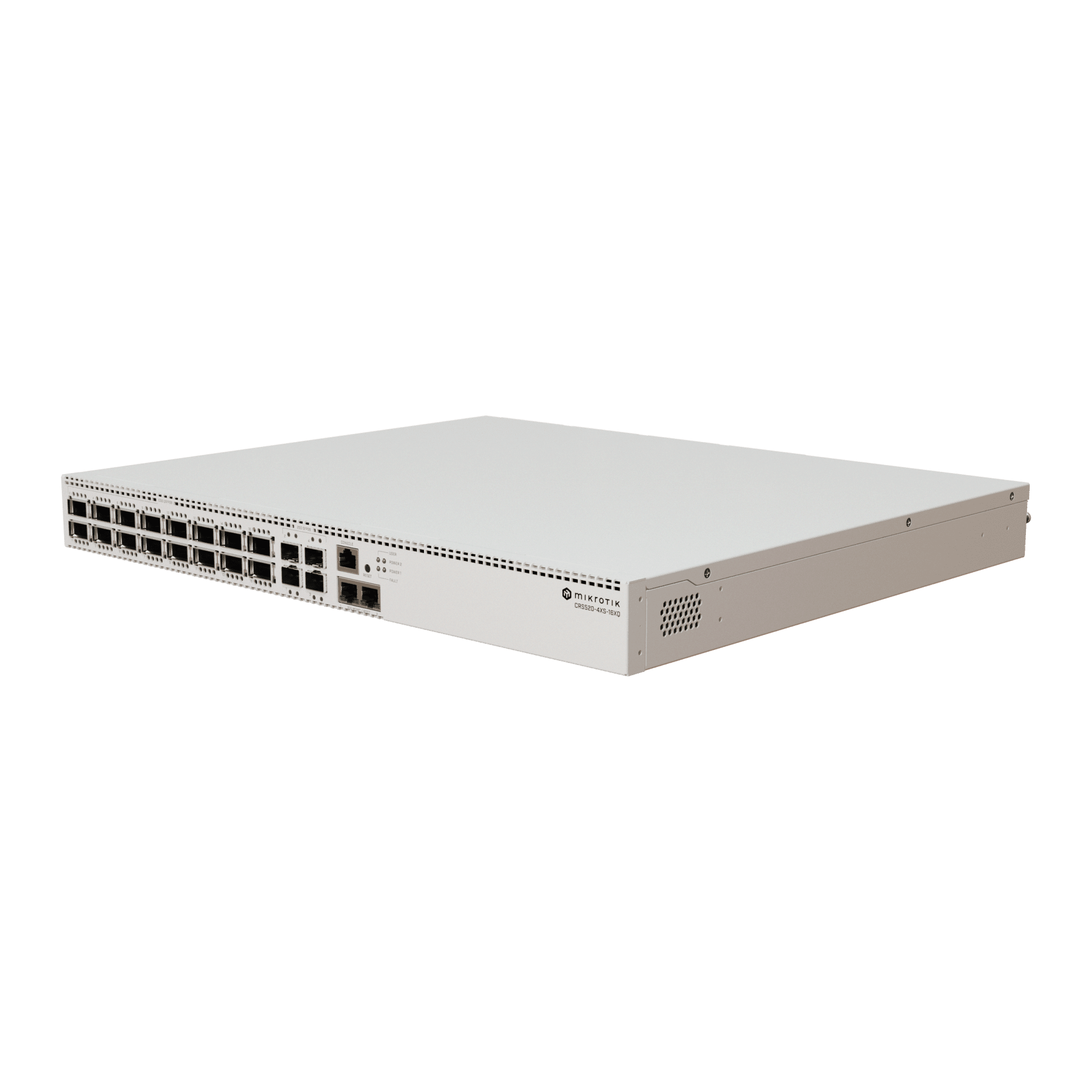 Cloud Router Switch 520-4XS-16XQ-RM con 16 puertos 100 Gbps QSFP28 CRS520-4XS-16XQ-RM