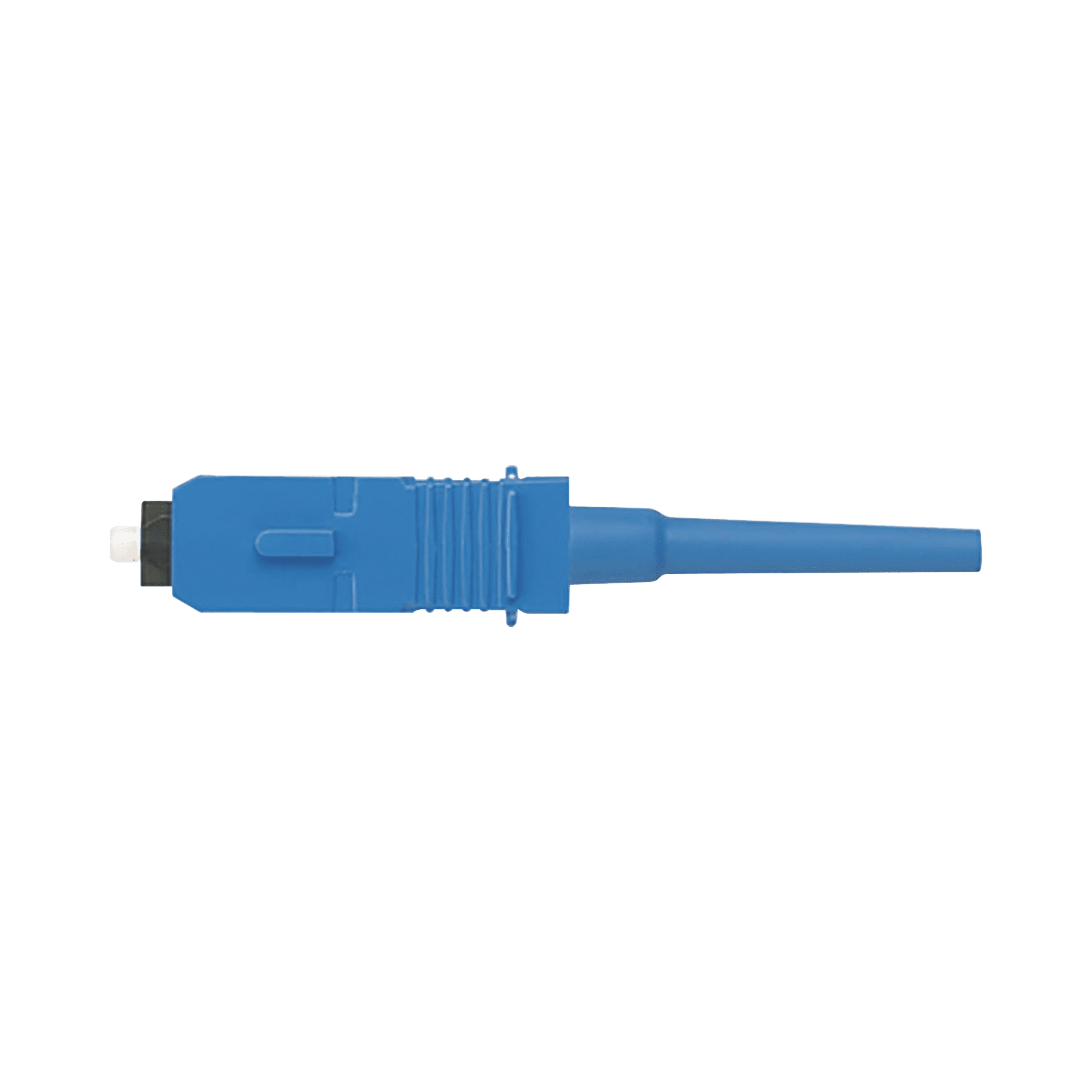 Conector de Fibra Óptica SC Simplex OptiCam, Monomodo 9/125 OS2, Pre-pulido, Color Azul FSC2SCBU
